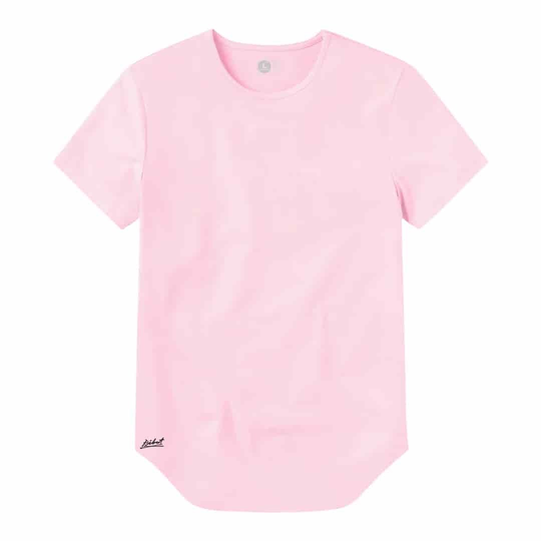 Camiseta Básica Curve Rosado - miniatura 1