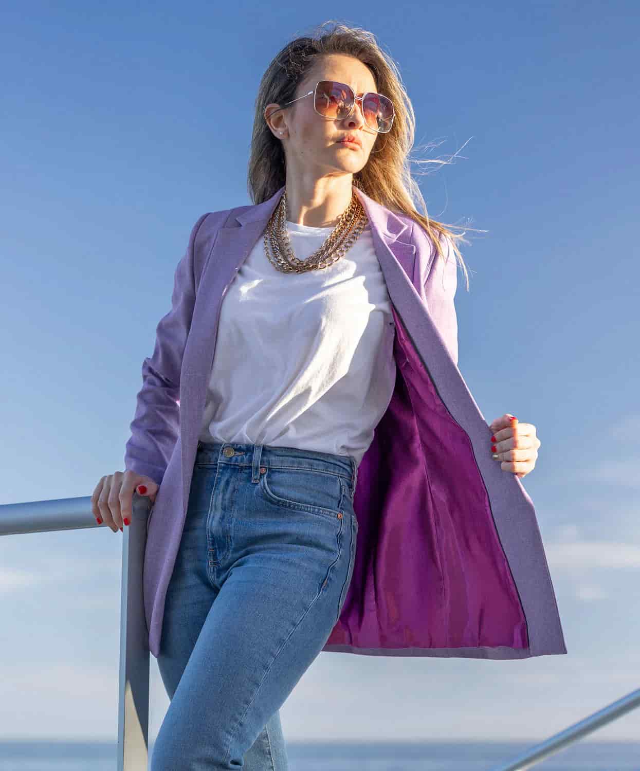 Blazer Lila Tokio - miniatura 10
