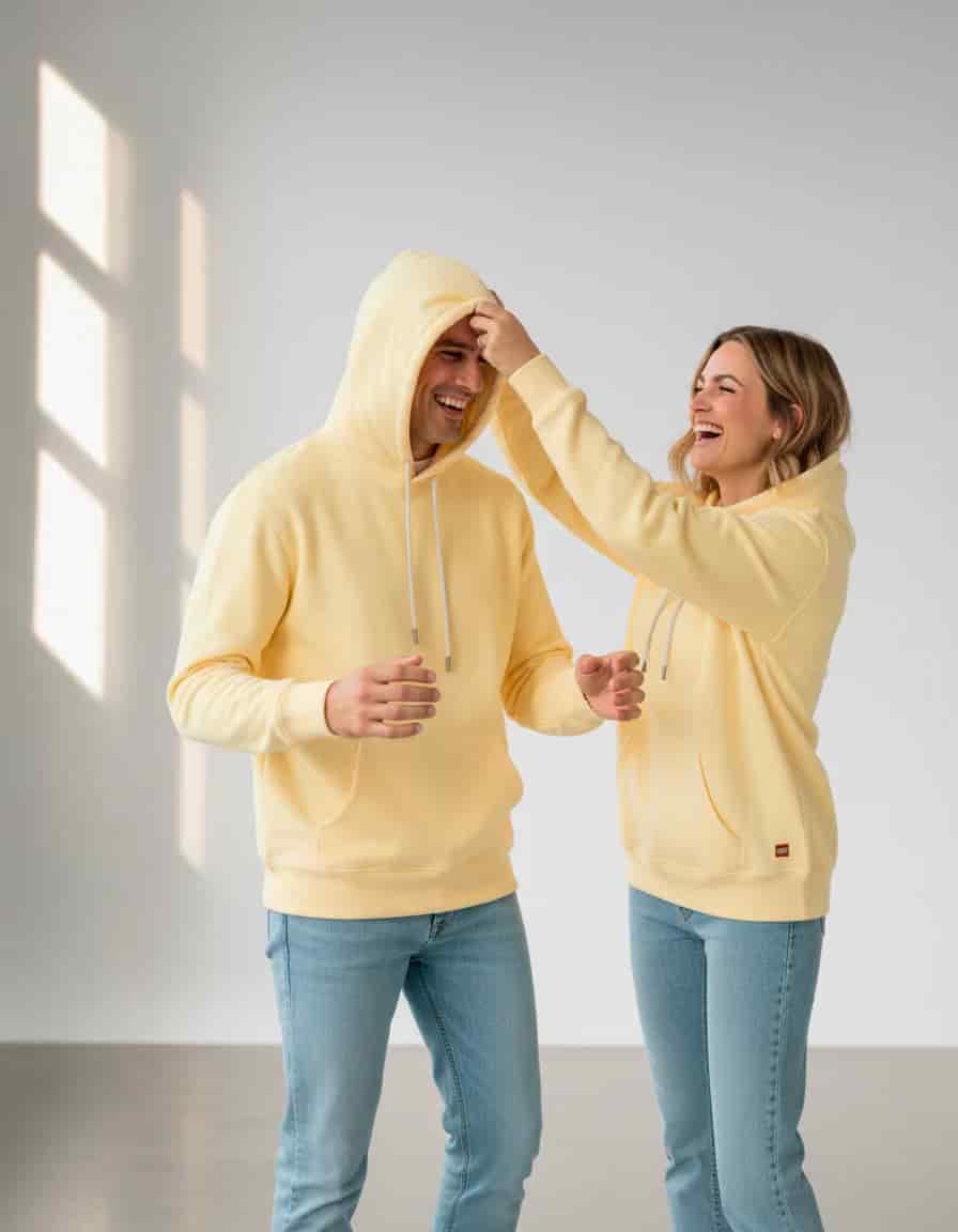 Buzo de Capota Amarillo Sunshine - miniatura 3