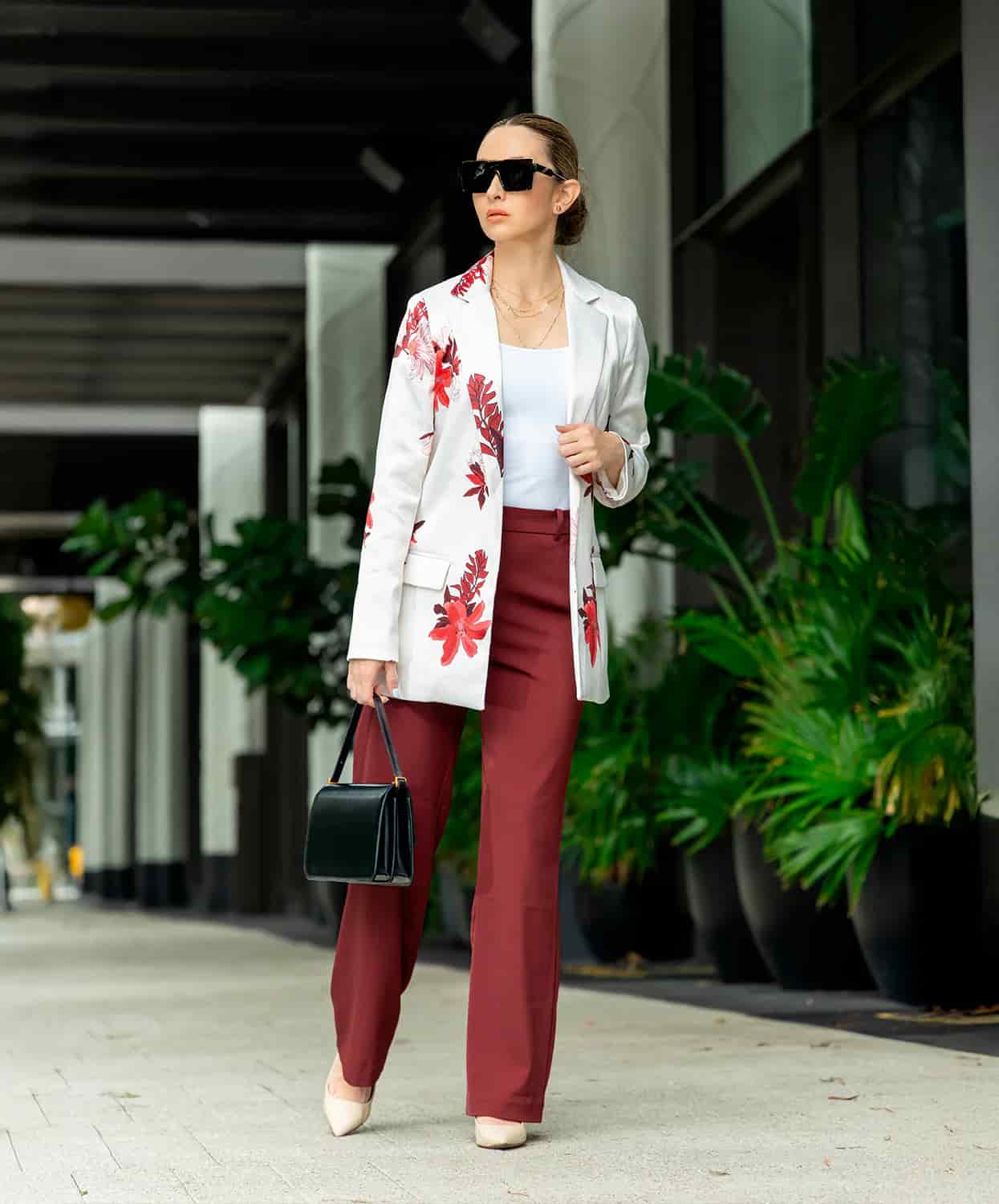 Blazer Flora Marfil Cayeno - miniatura 6