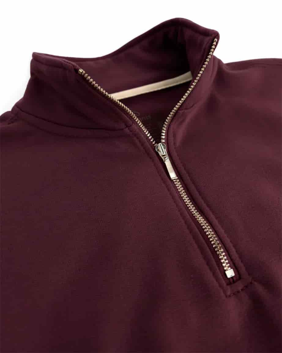 Buzo cuello alto hombre Vinotinto Burdeos - miniatura 13