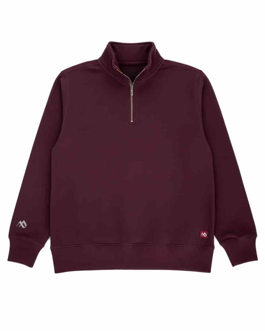 Buzo cuello alto hombre Vinotinto Burdeos - miniatura 12
