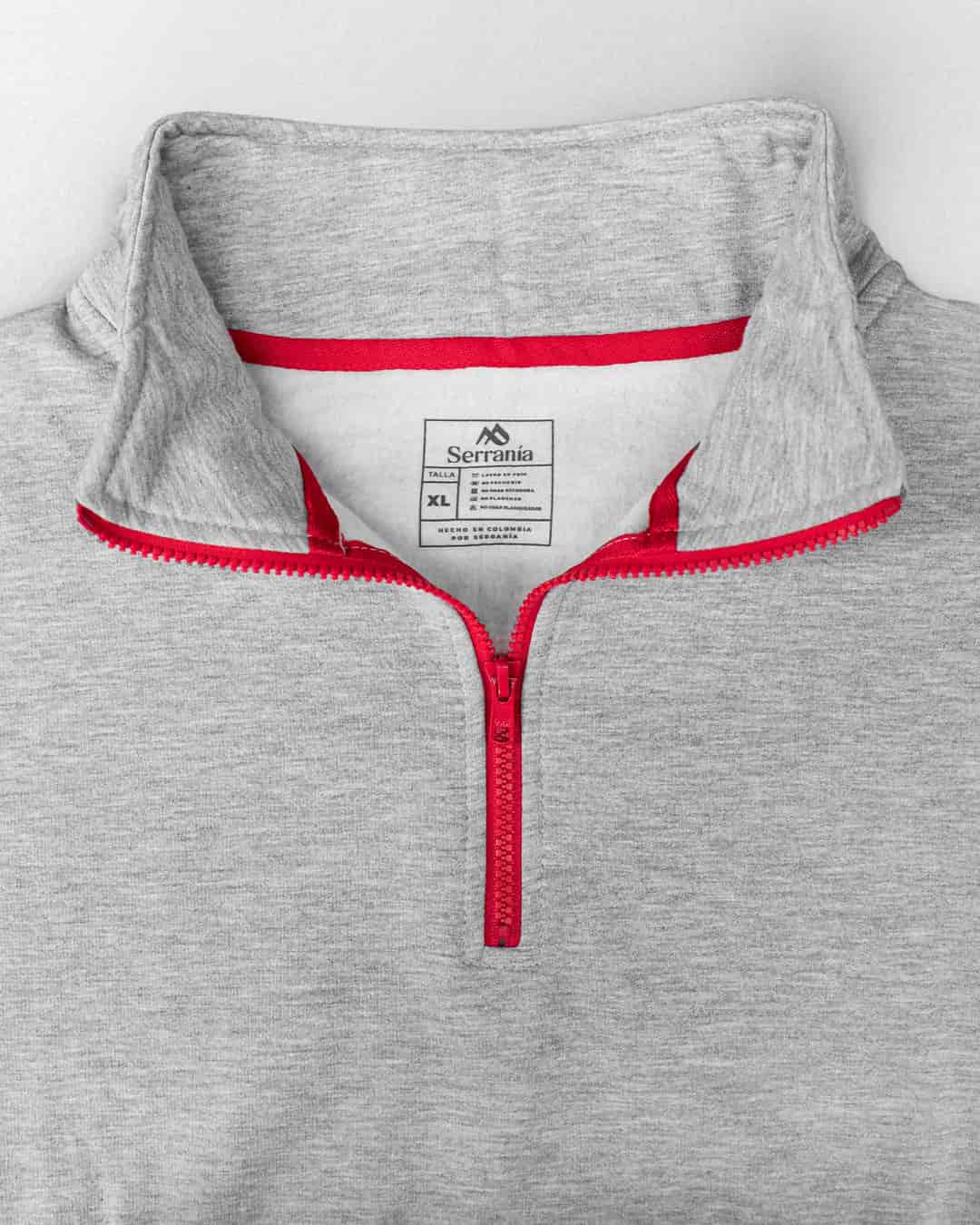 Buzo cuello alto Elite -  Gris Luna - miniatura 9