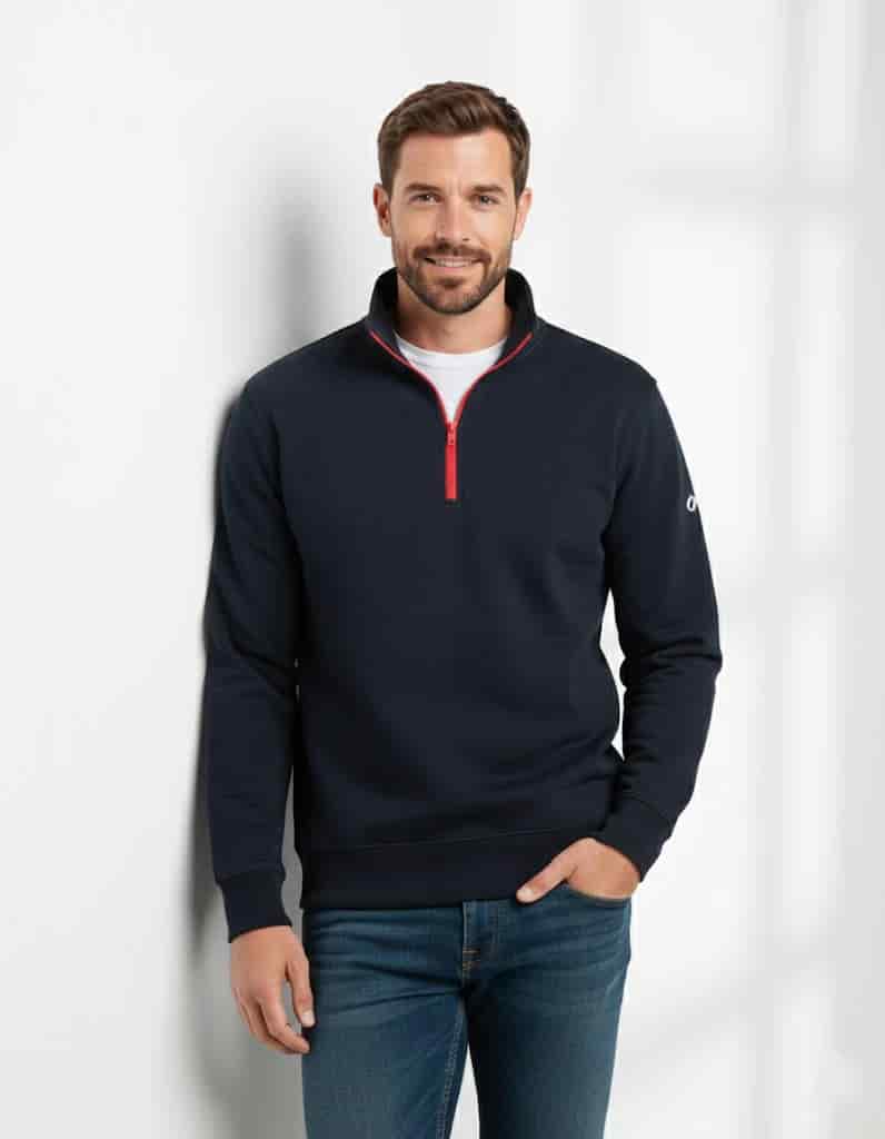 Buzo cuello alto Elite - Azul oxford - miniatura 8
