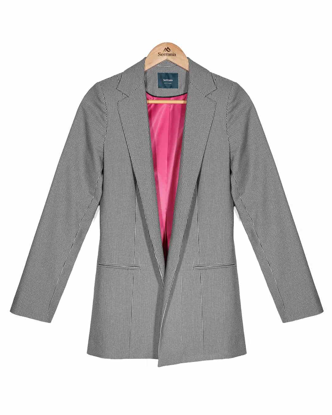 Blazer de Cuadros Negro New Napoles - miniatura 17
