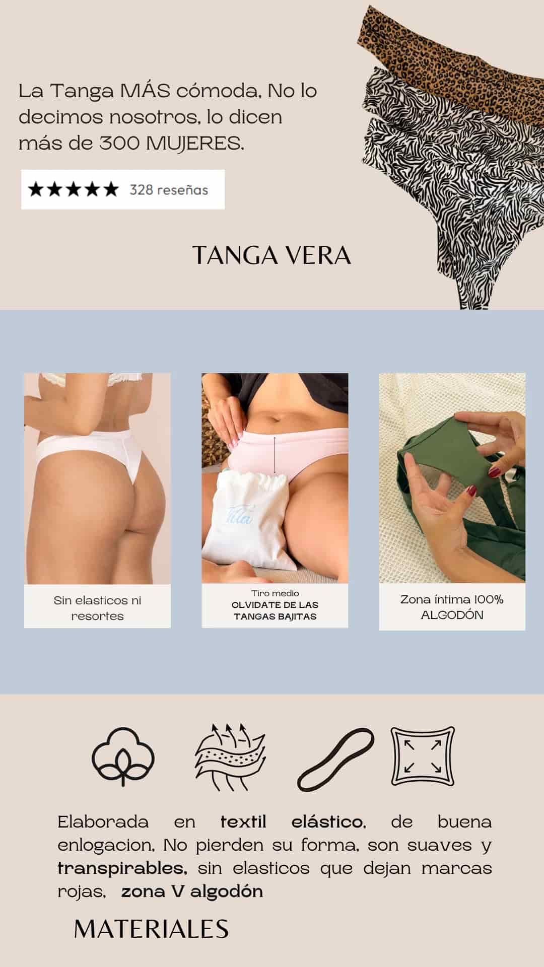 Tanga Vera - sin elásticos ni resortes - miniatura 10