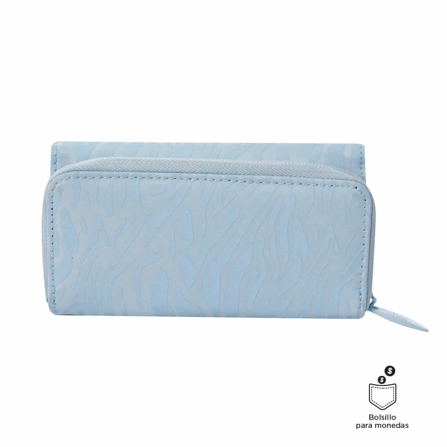 Billetera Texture Var con RFID Blocker Azul - miniatura 10