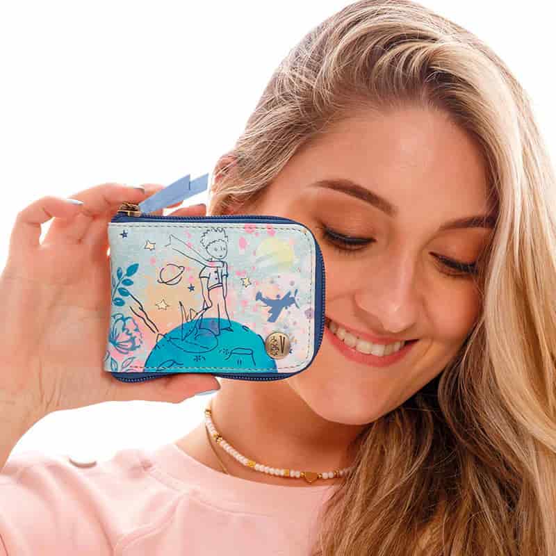 Billetera Venecia Pequeña Para Mujer Coleccion El Principito - miniatura 6