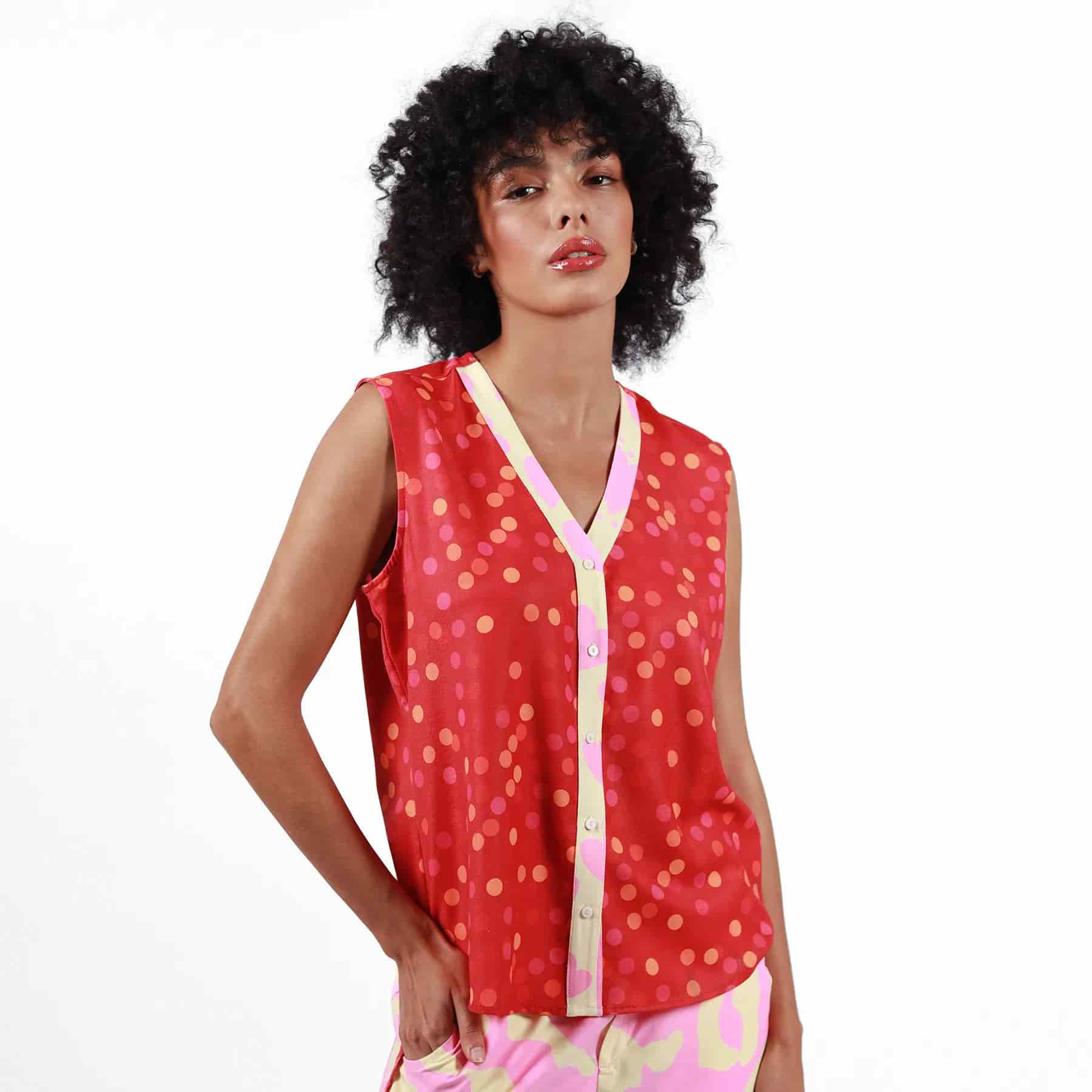 Blusa confeti FDS by Sacré - miniatura 12