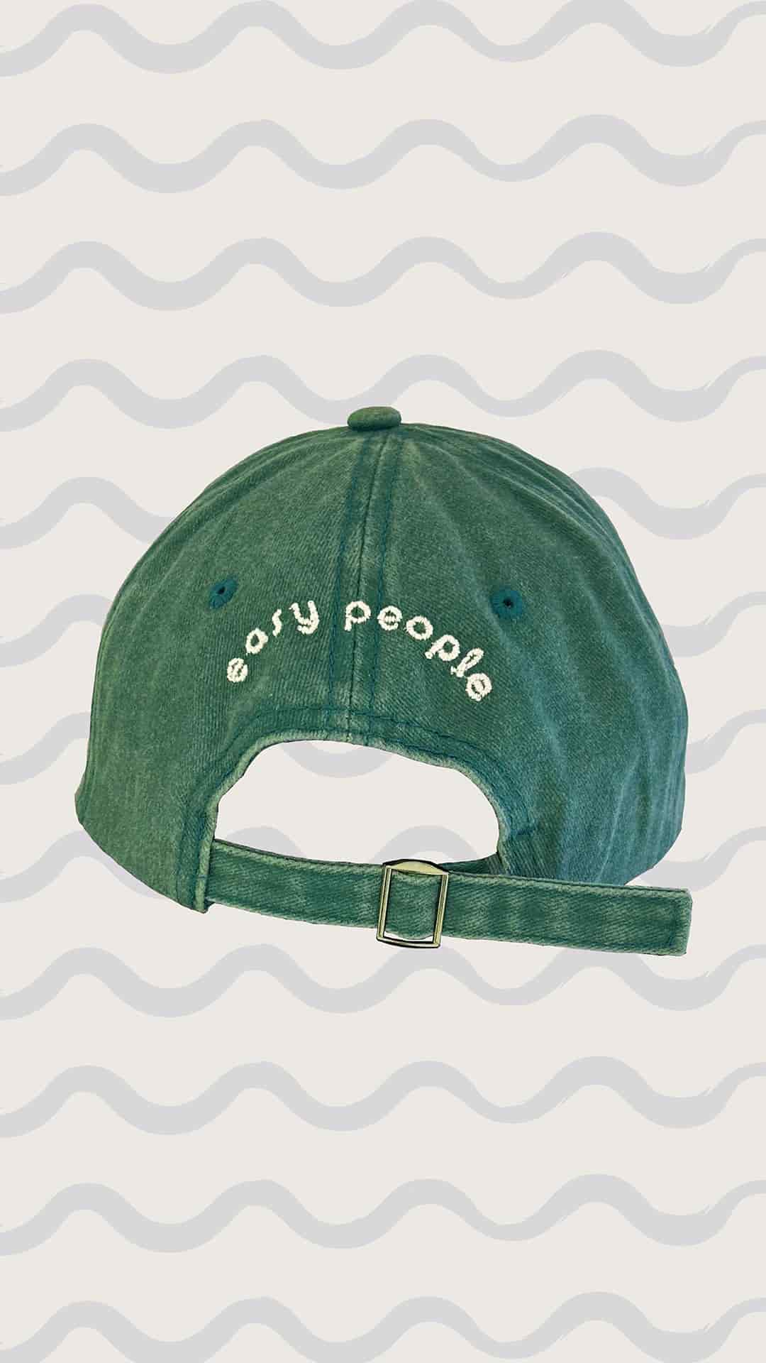 gorra flor bordada - verde - miniatura 4