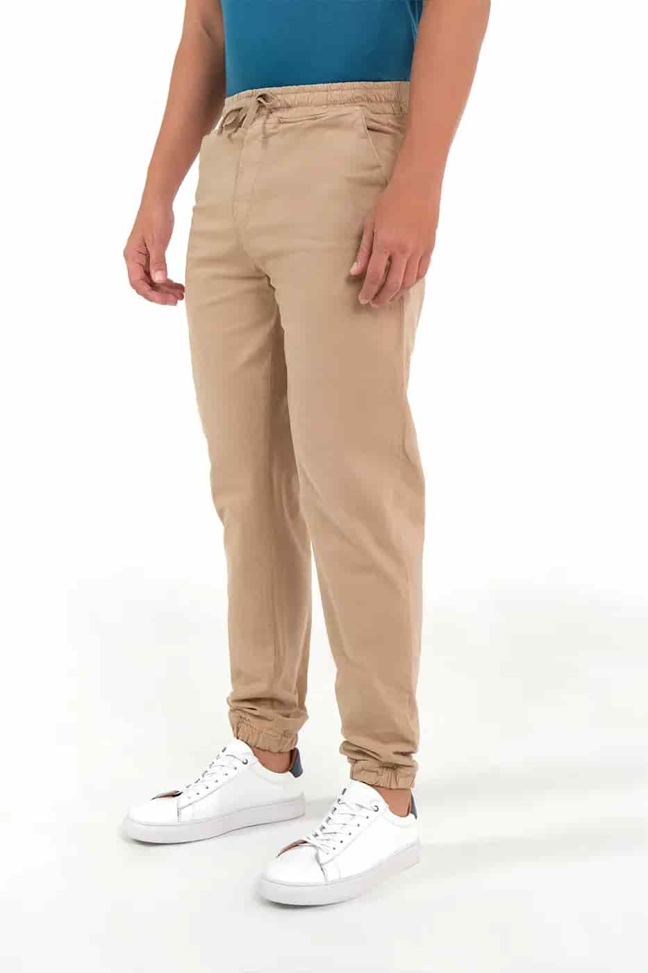 Pantalón Jogger Slim Fit Mezcla Algodón Tannin - miniatura 4