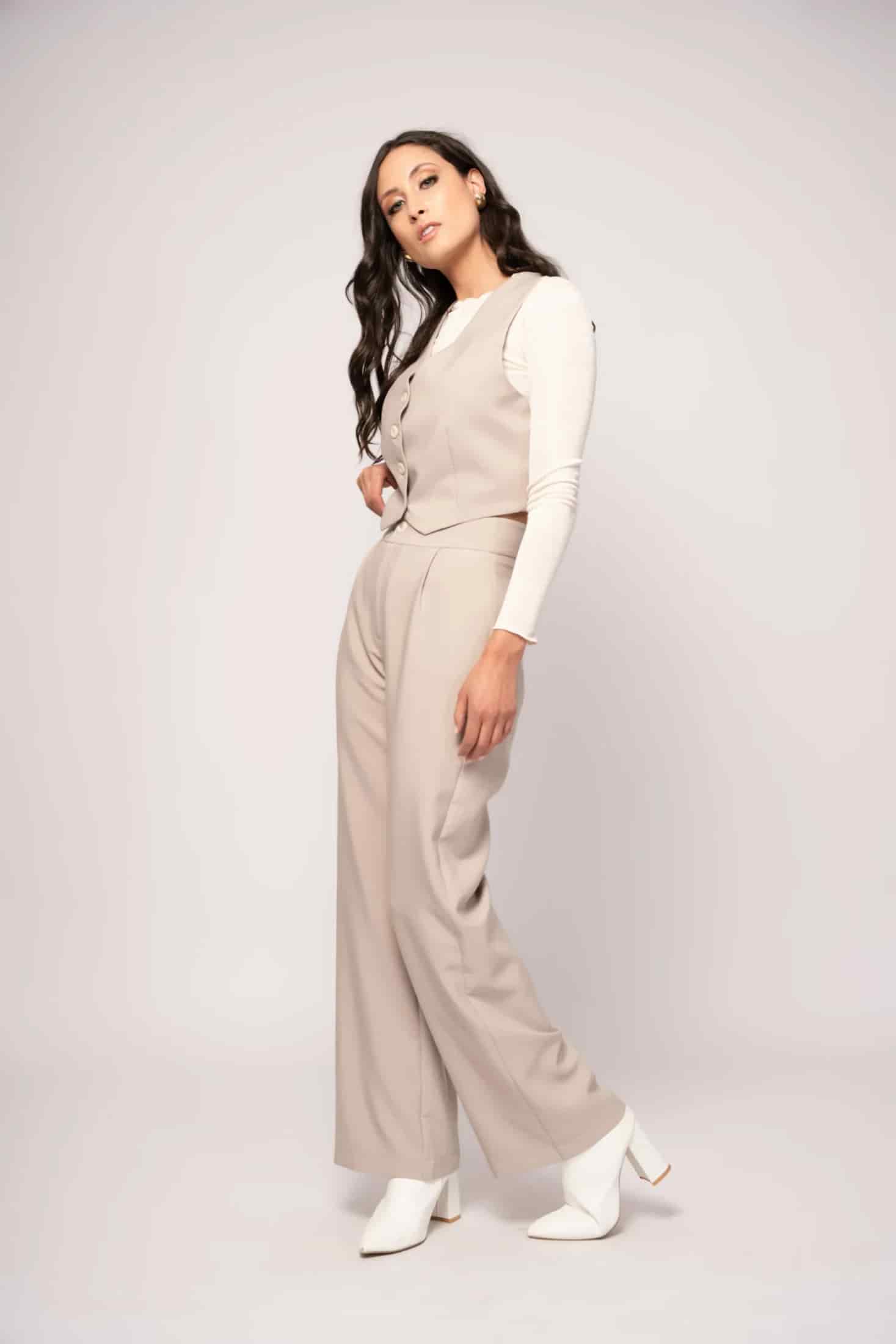 Pantalón Daniela Beige - miniatura 2