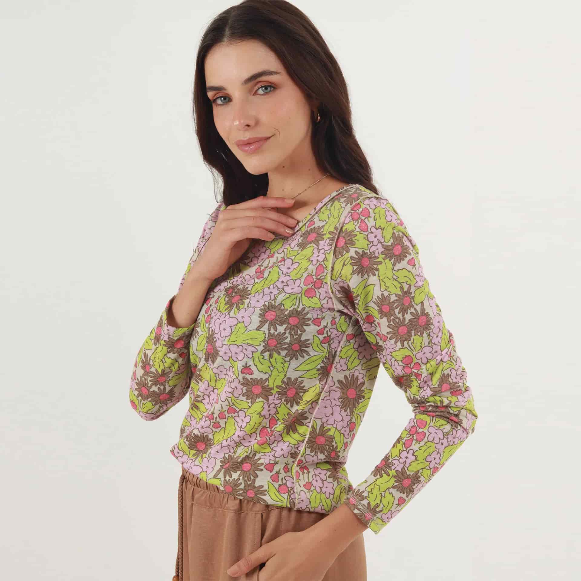 Camiseta Cuello Redondo Manga Larga - miniatura 29