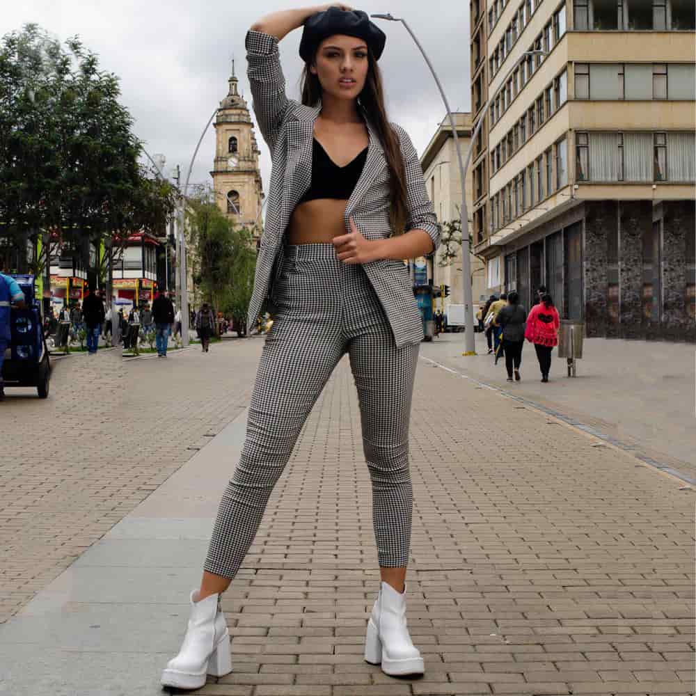 Total Look aCuadros Negros - miniatura 2