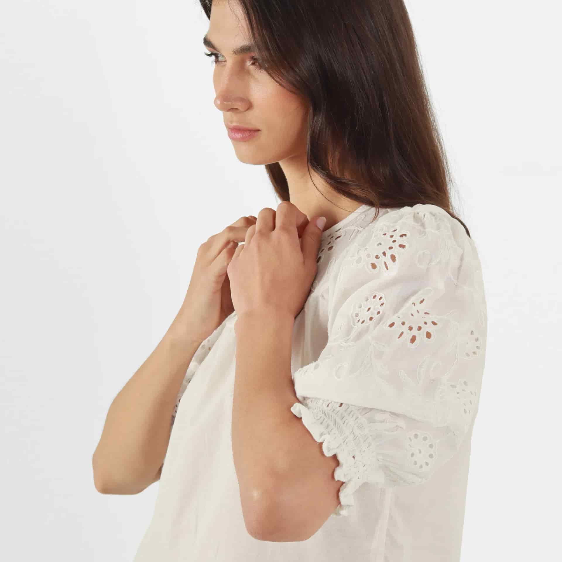 Blusa Cuello Redondo Manga 3Cuartos - miniatura 36