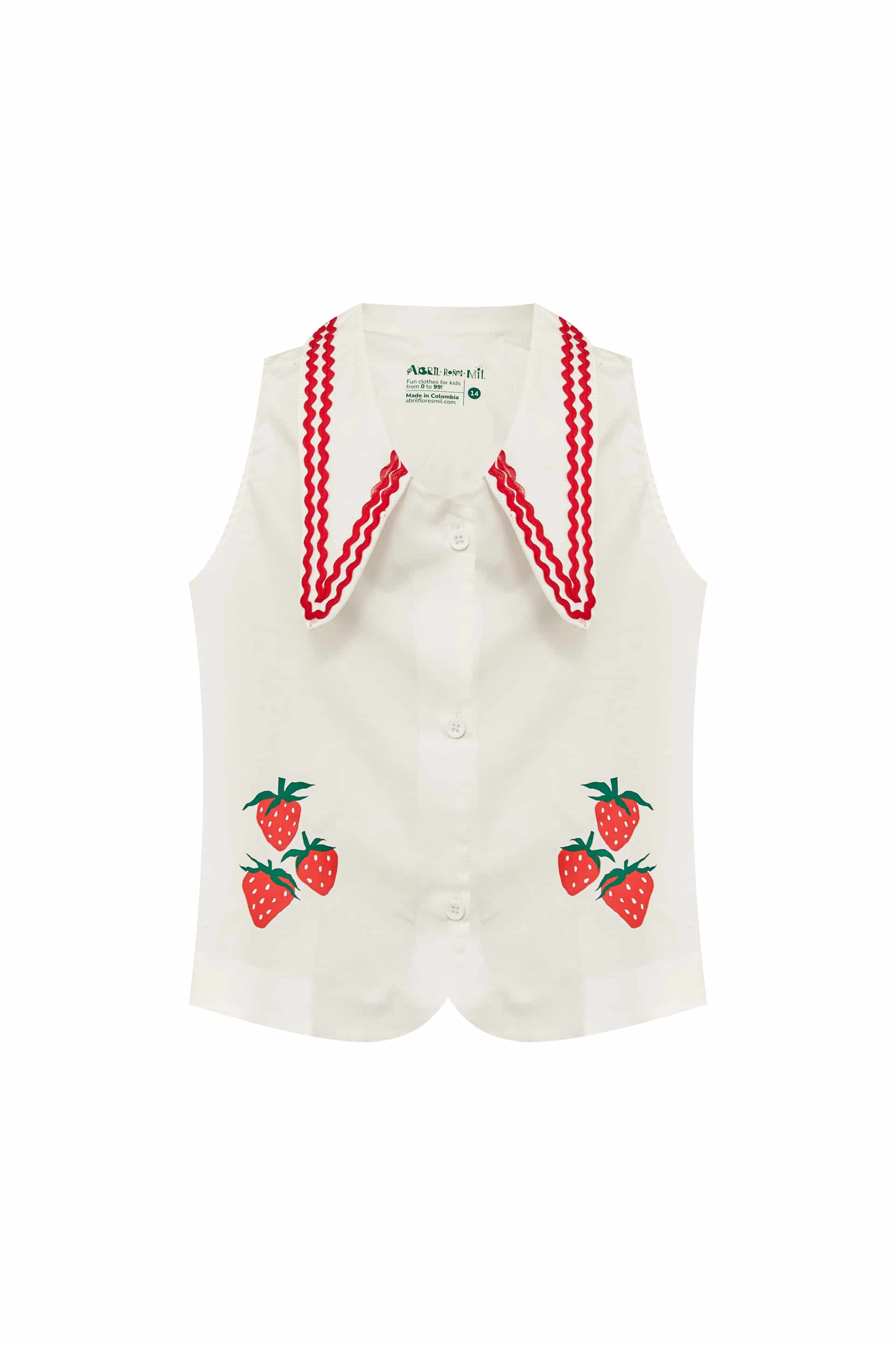 Camisa Fresas Marinera Adulto - miniatura 4