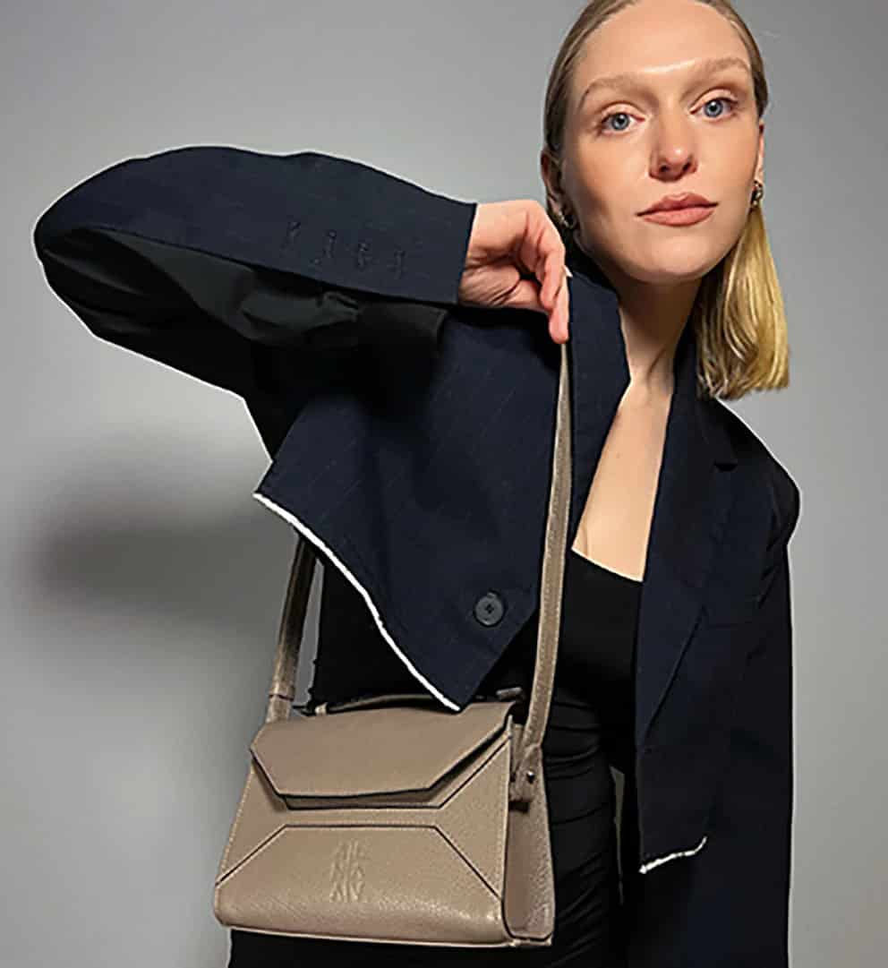 Ana Soft bag Nueva correa Ondas negro - miniatura 1
