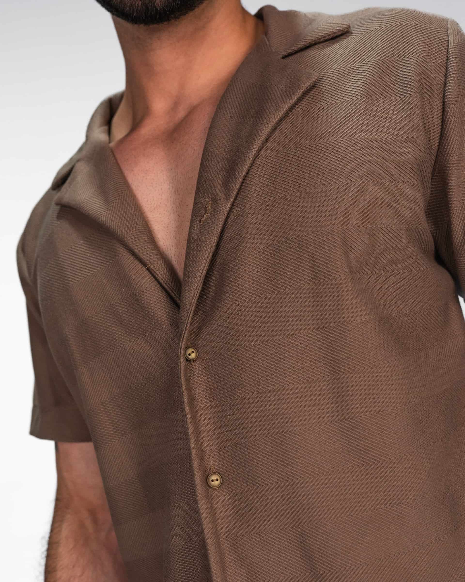 Camisa Costera Café - miniatura 3