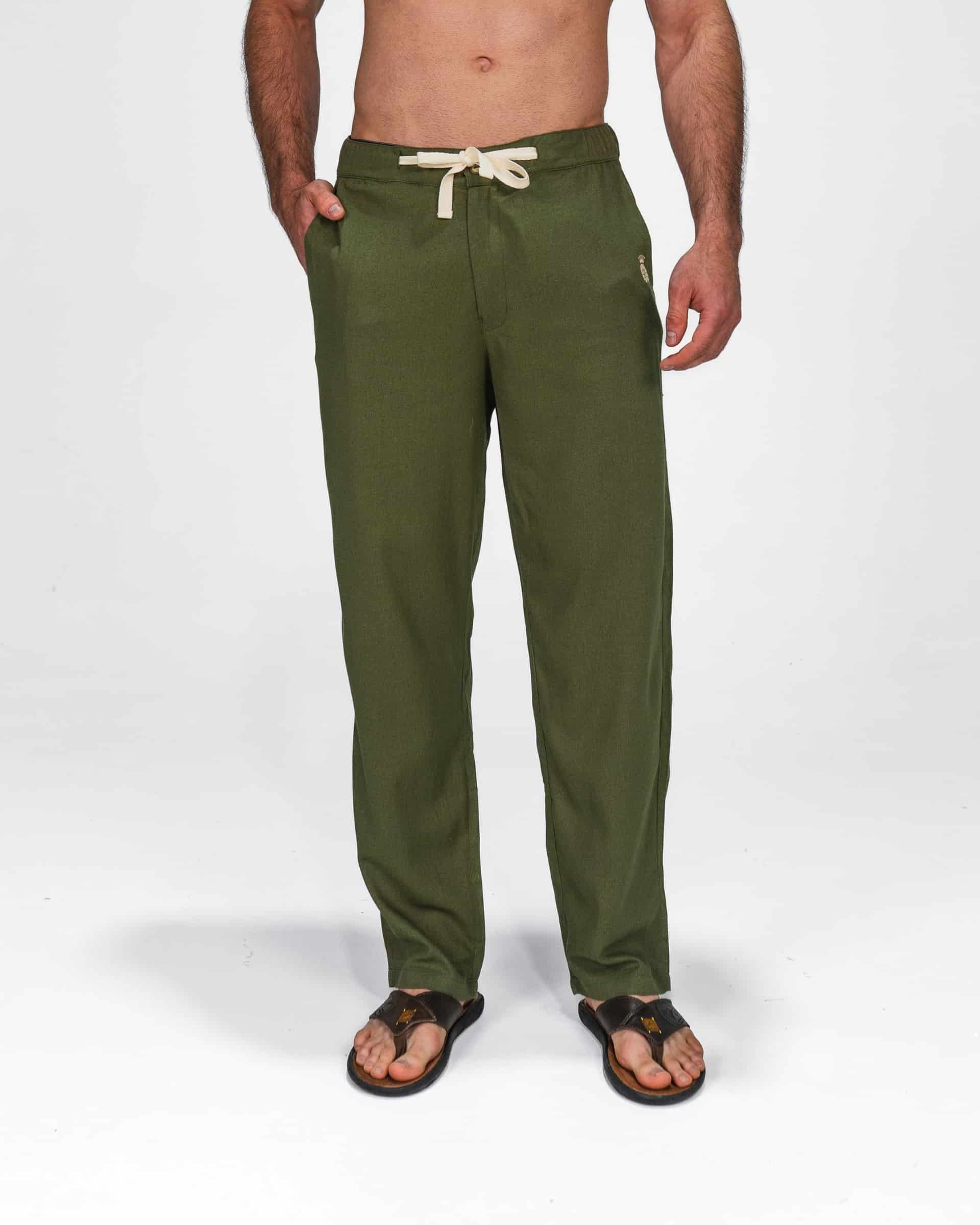 Pantalón Lino Sage - miniatura 5