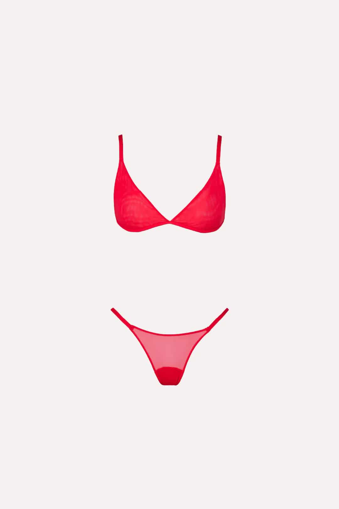 SET VOILE ROJO CEREZA - miniatura 5