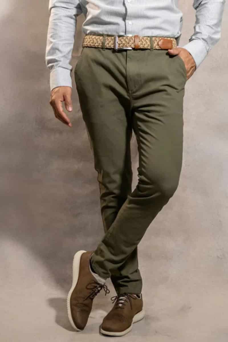 Pantalon Elastico Verde Claro - miniatura 9