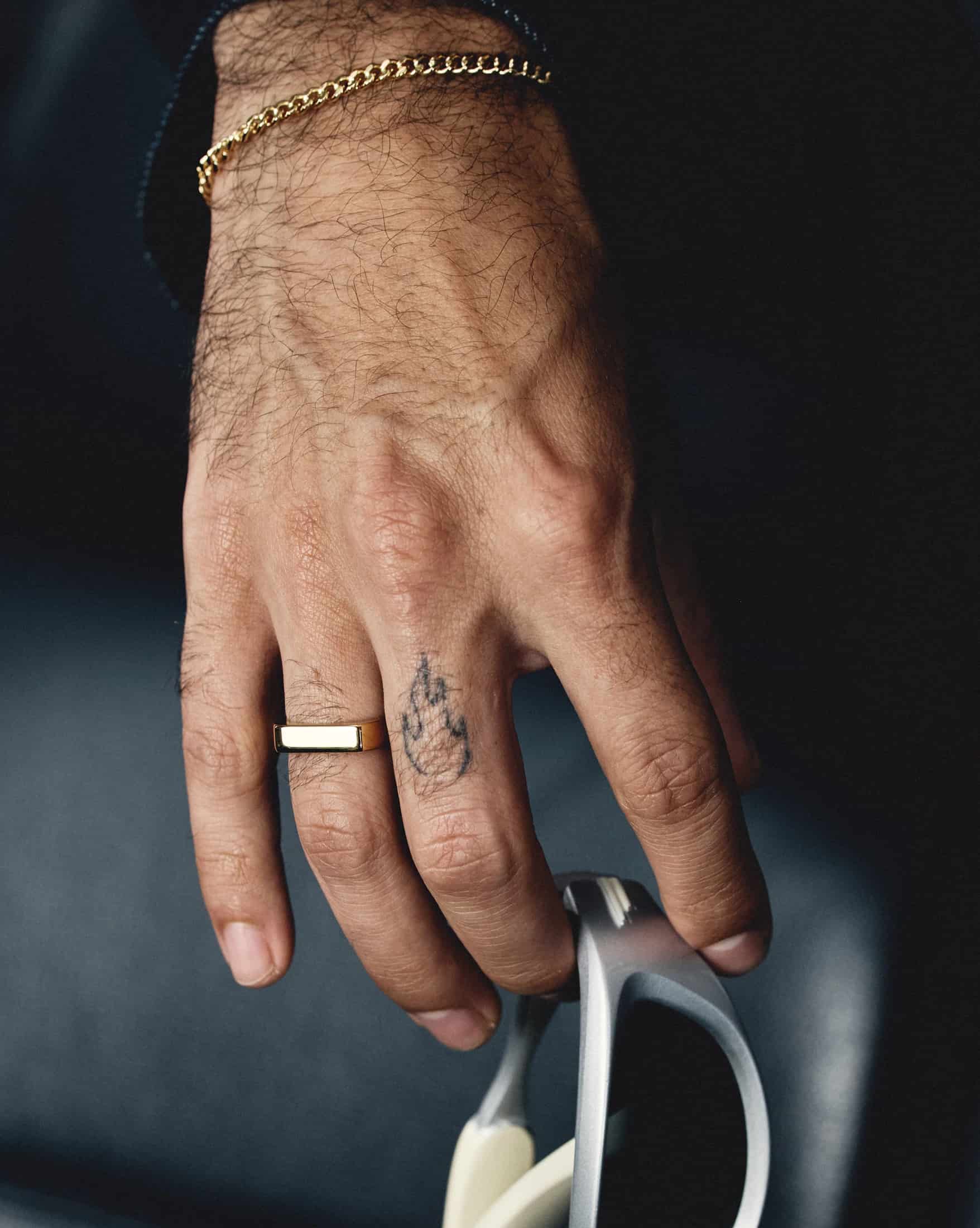 Anillo Slim Dorado - miniatura 5