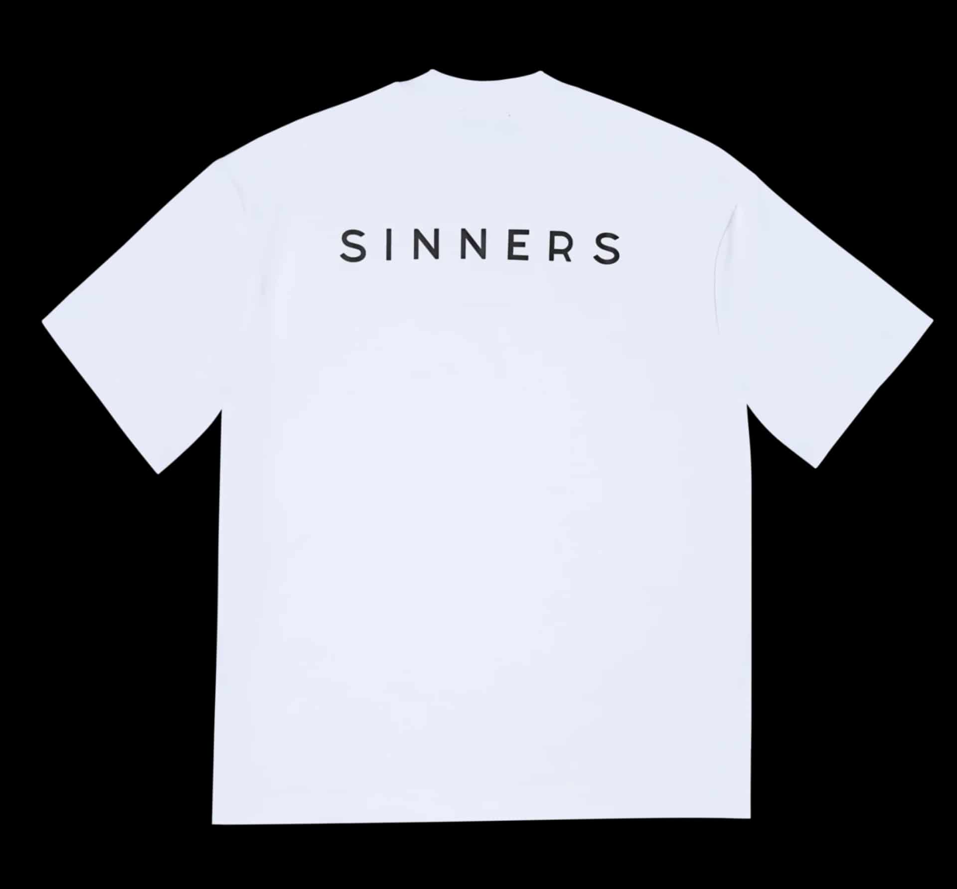 SINNERS LOGO WHITE T-SHIRT - miniatura 3