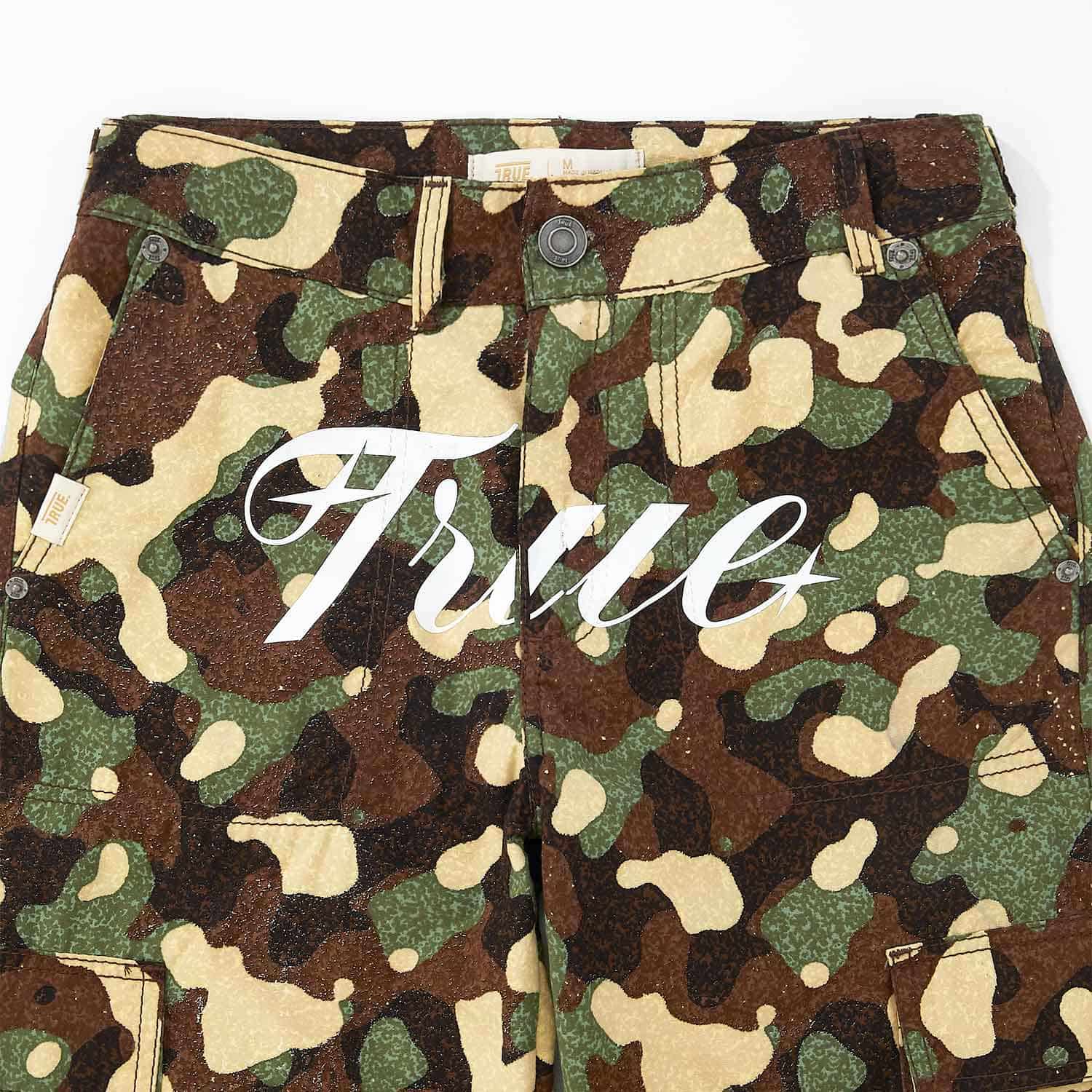 Loose Straight Camo Pants - Green - miniatura 3