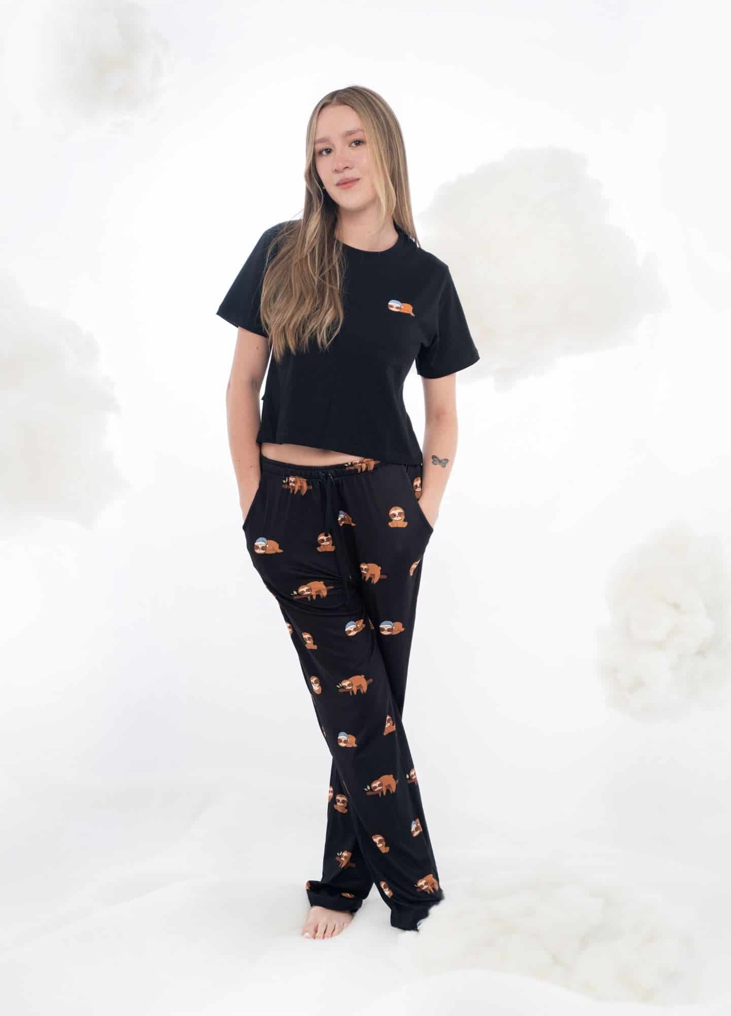 Conjunto Pantalón Perezosos - Negro - miniatura 2