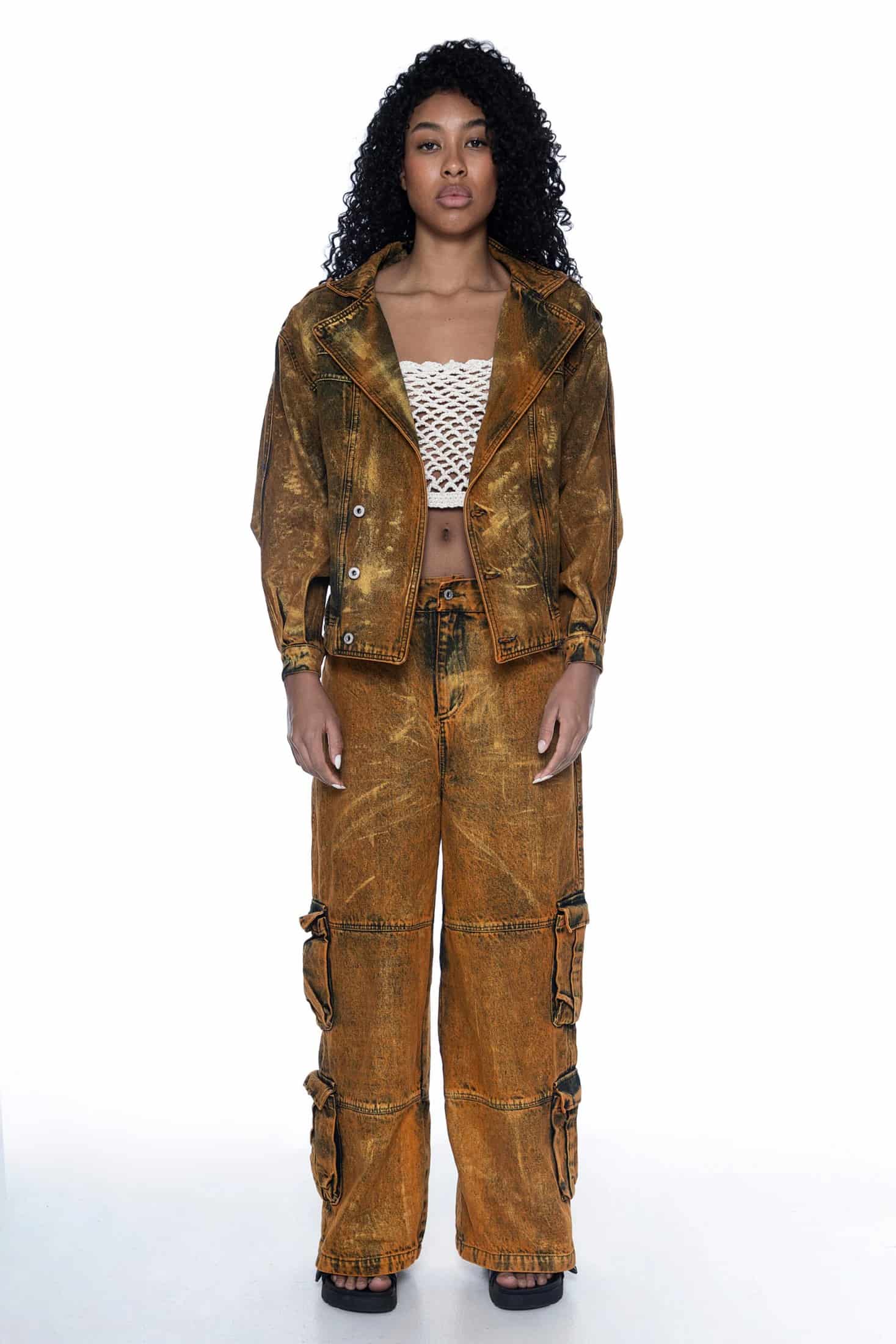 CHAQUETA OVERSIZE TUMBAGA - miniatura 1