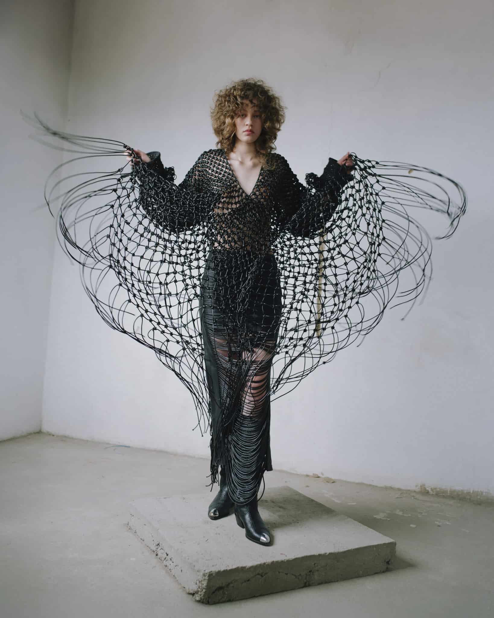 MACRAME MESH SHIRT - miniatura 2