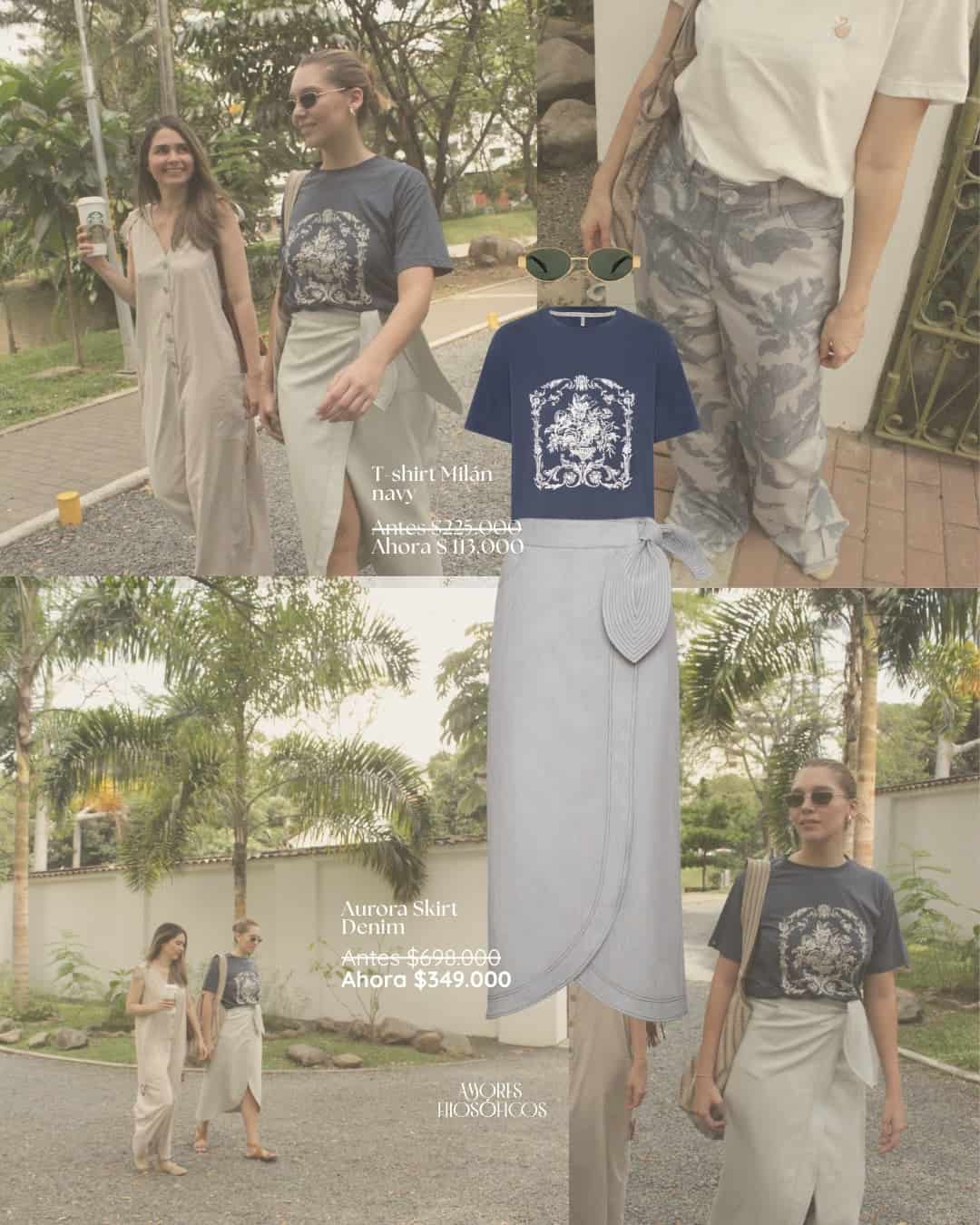 AURORA SKIRT DENIM - miniatura 8