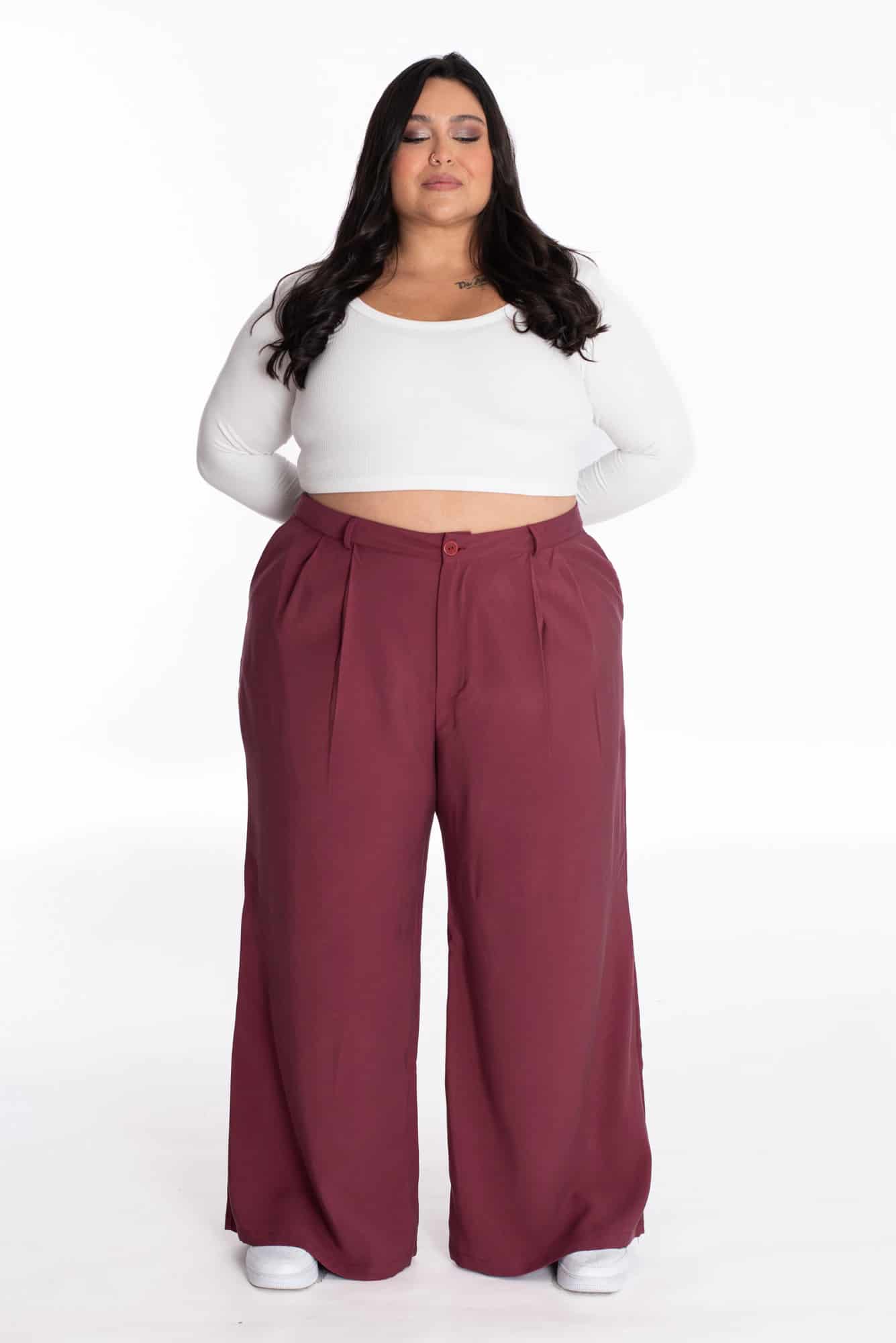 Pantalón Larisa Vino Tinto - miniatura 9