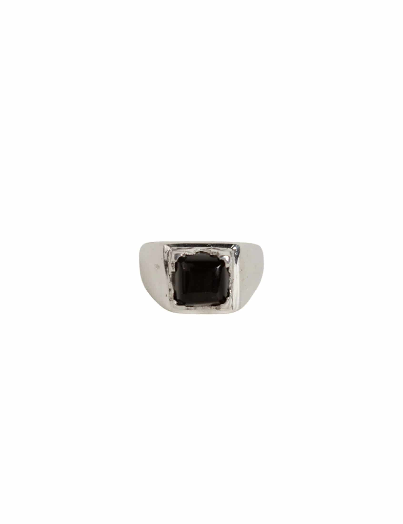 Anillo Punto Cadeneta Ónix - miniatura 1