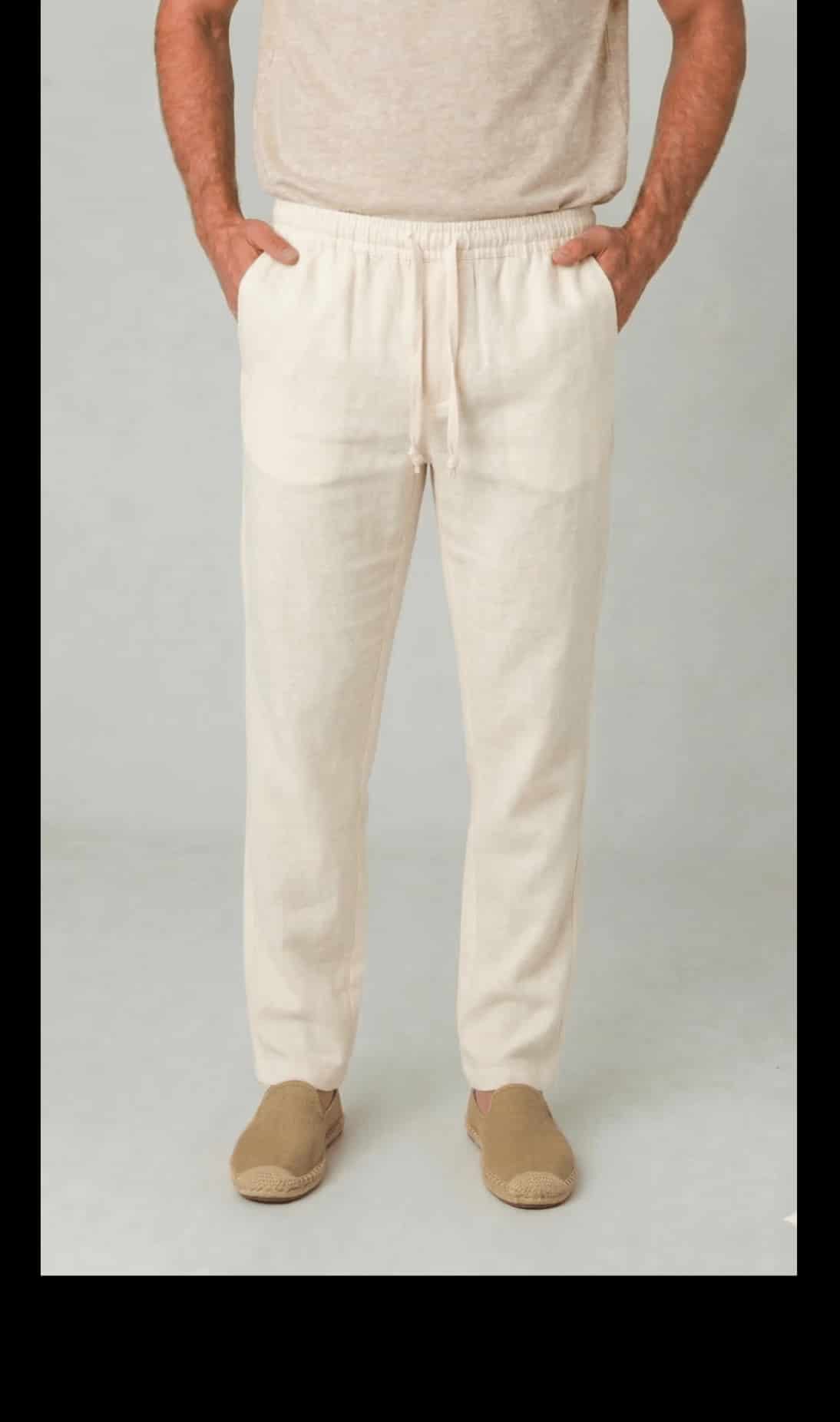 Pantalon Lino Resortado JS - miniatura 1