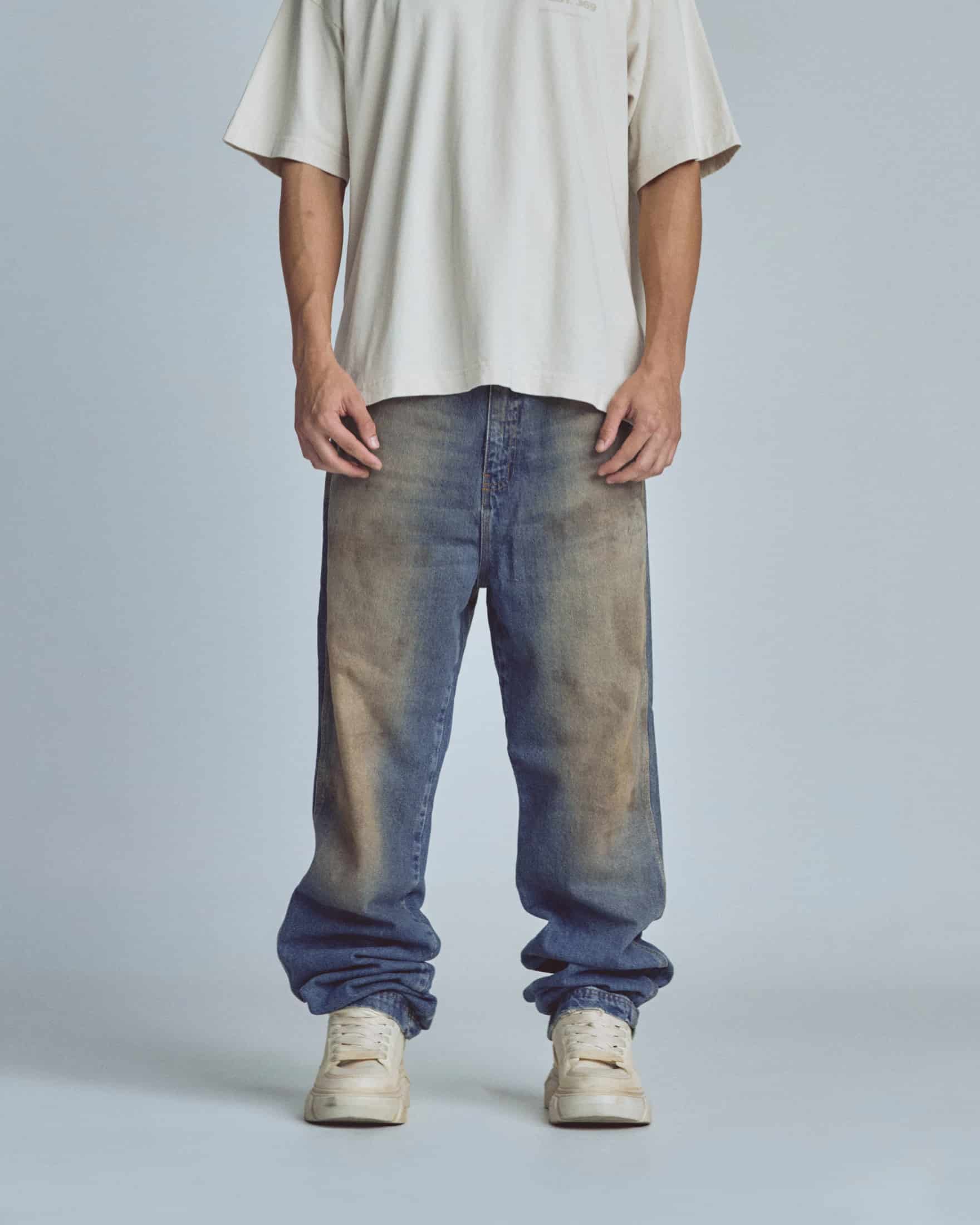 Basics UNDERGOLD Regular Jean Mechanic Blue - miniatura 2