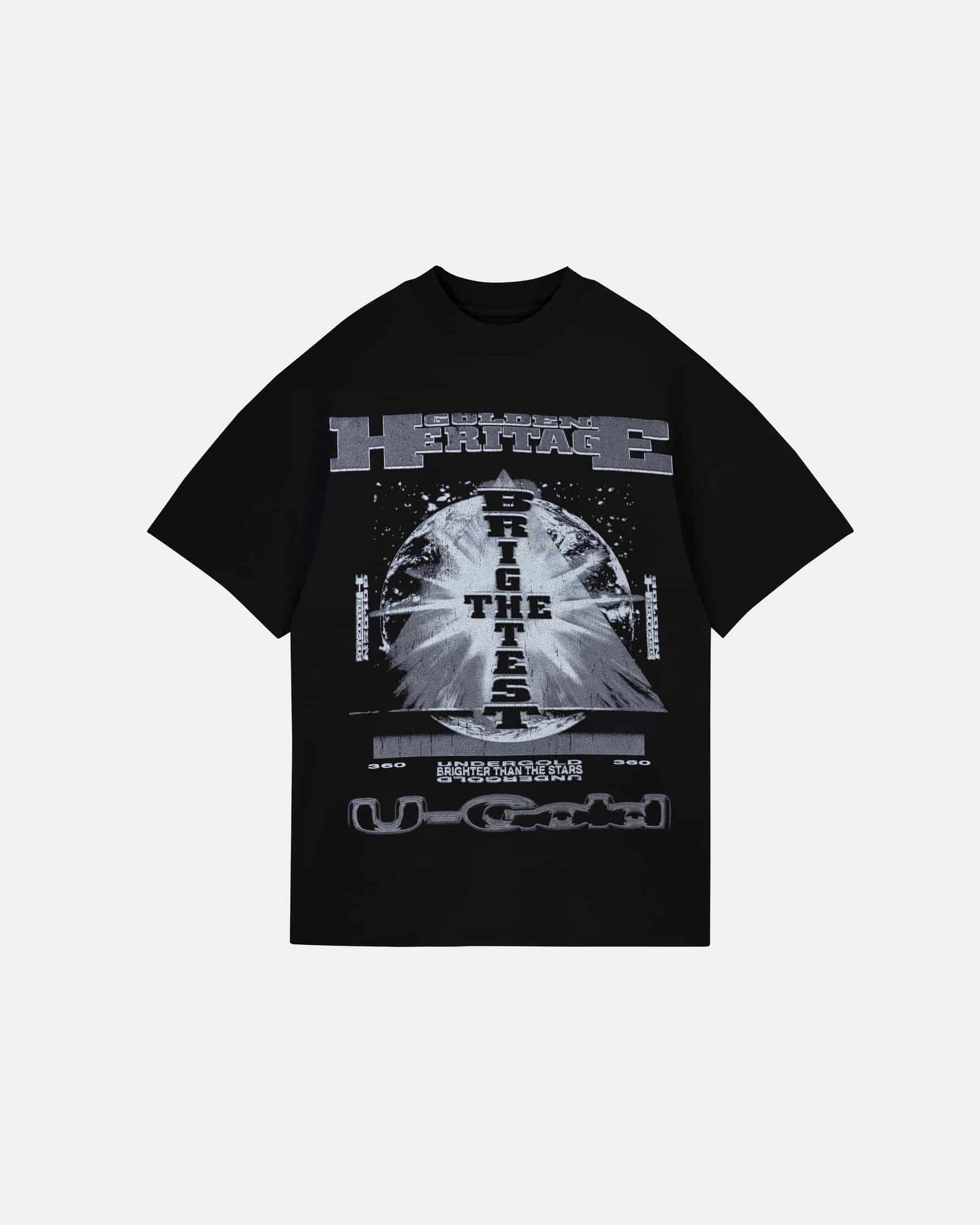Golden Heritage Starlume Tshirt Black - miniatura 3