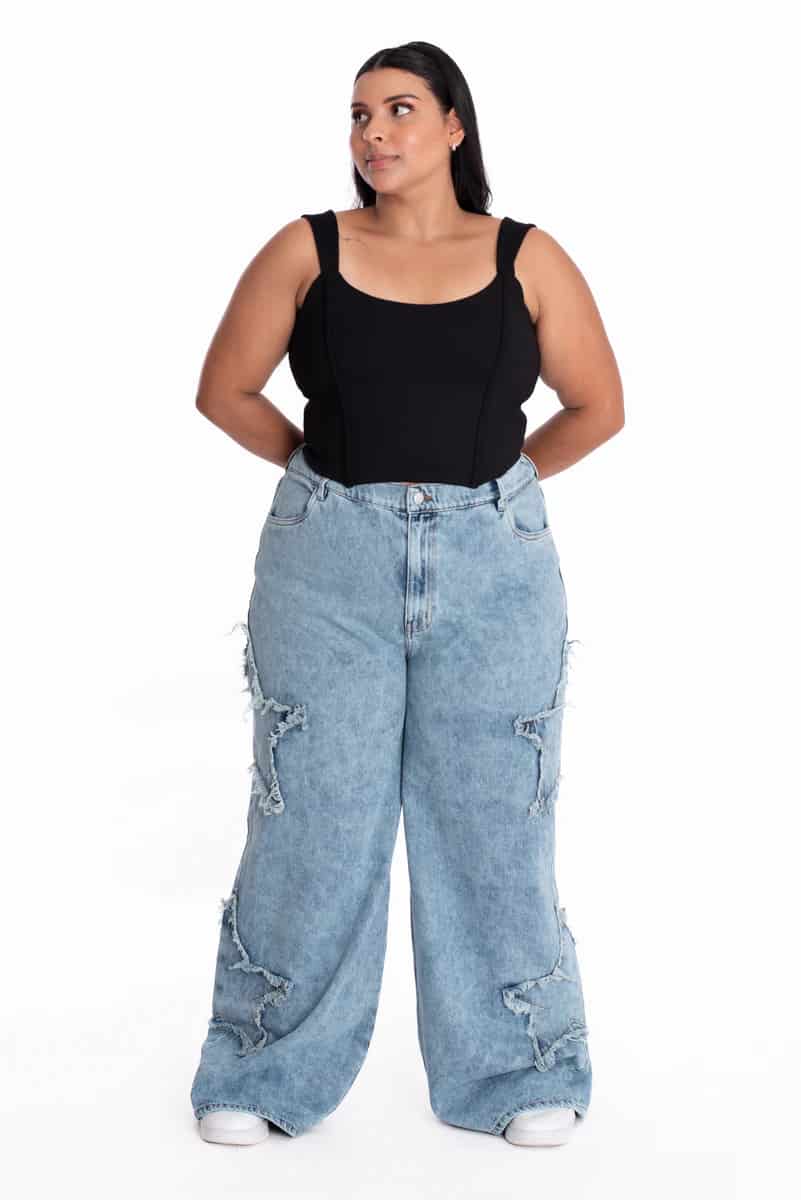 Crop Top Simona Negro - miniatura 10