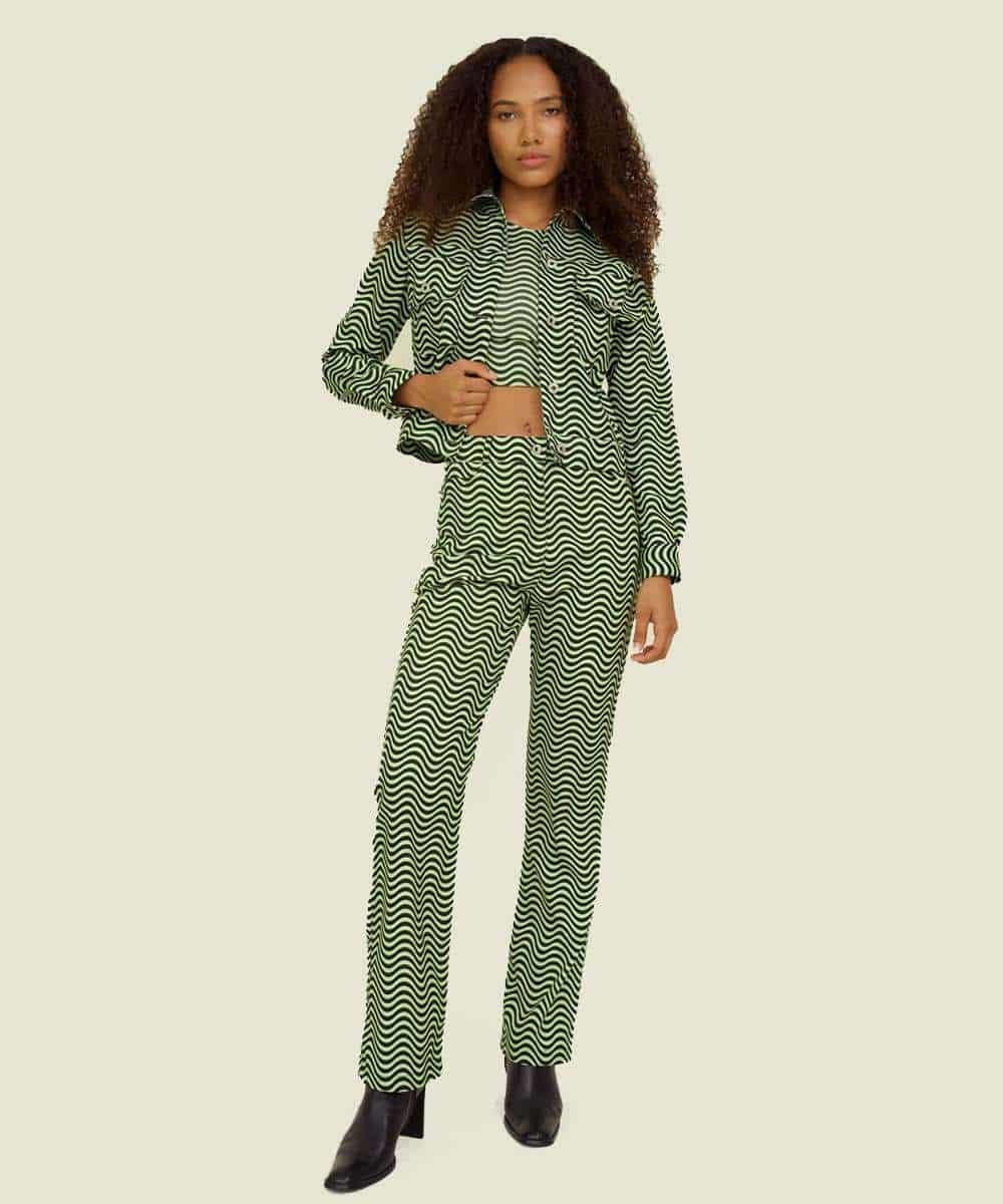Classic Jacket in Far-Out Green - miniatura 3