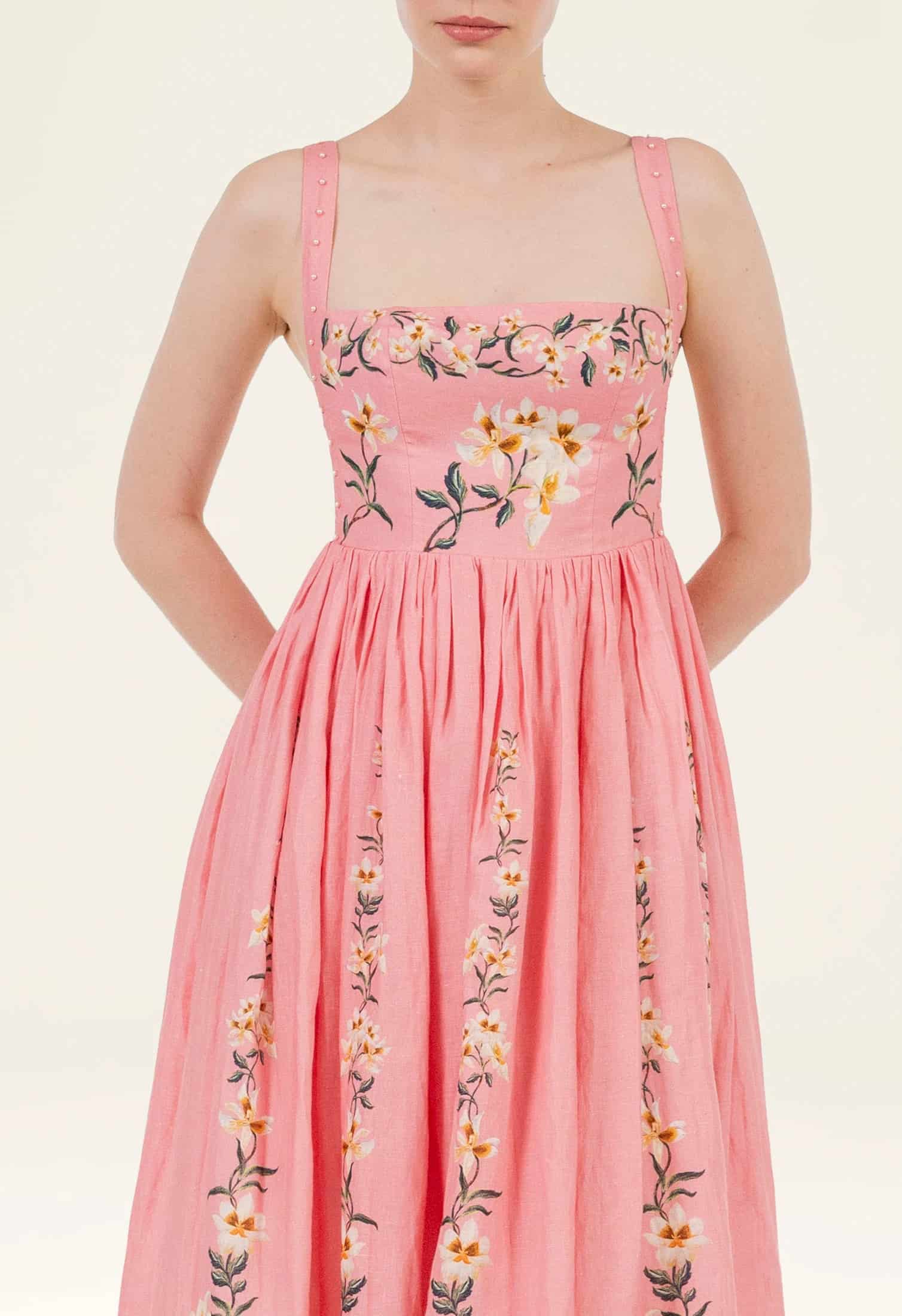 Mielero Promesa Midi Dress - miniatura 7