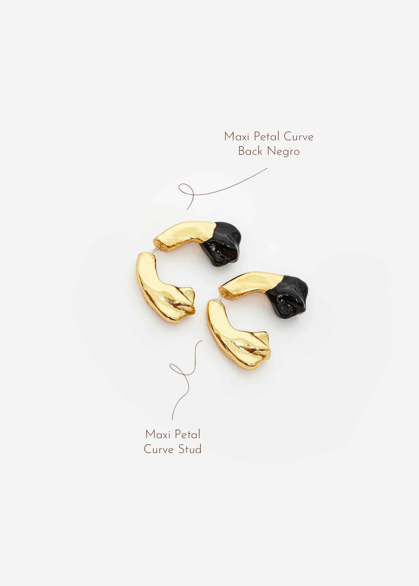 Maxi Petal Curve Back Negro - miniatura 5