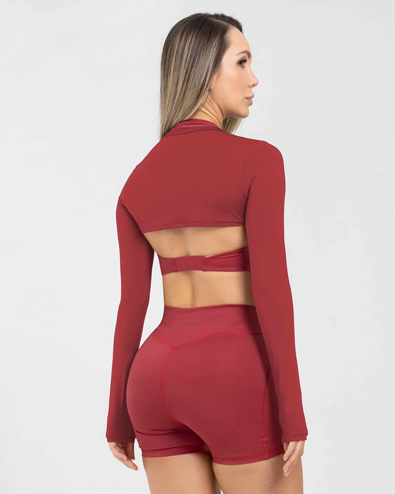 Top complemento match rojo FIBER - miniatura 2