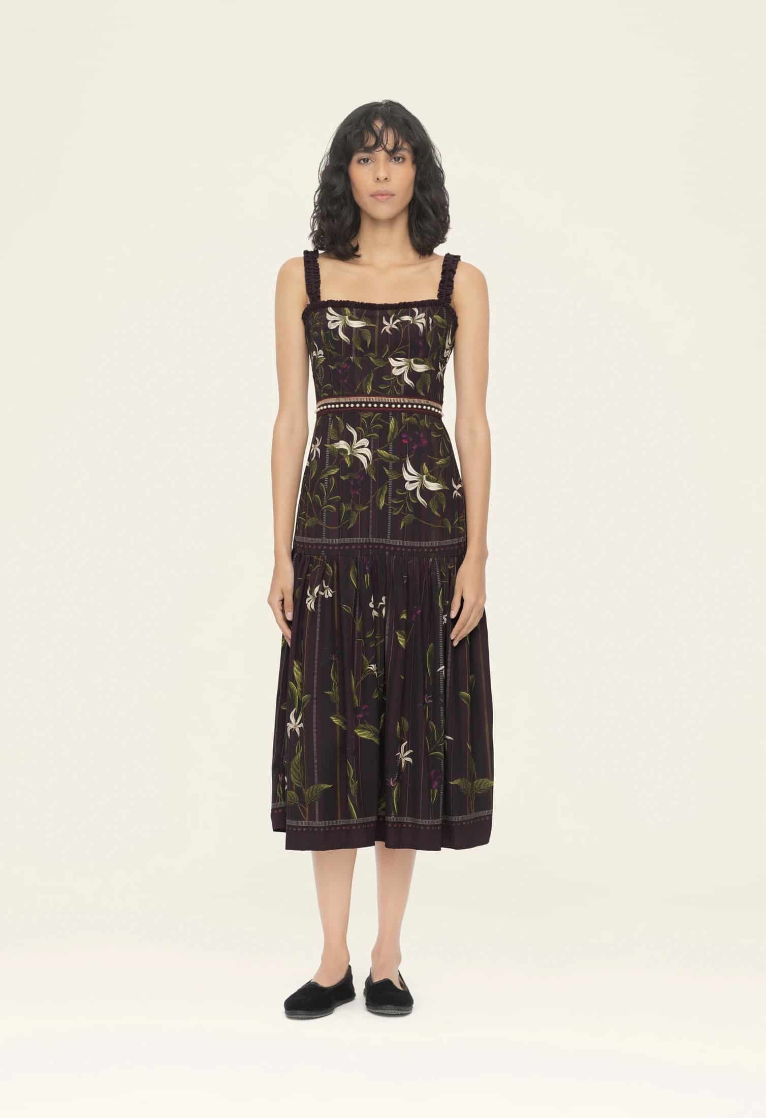 Níspero Café Midi Dress - miniatura 1