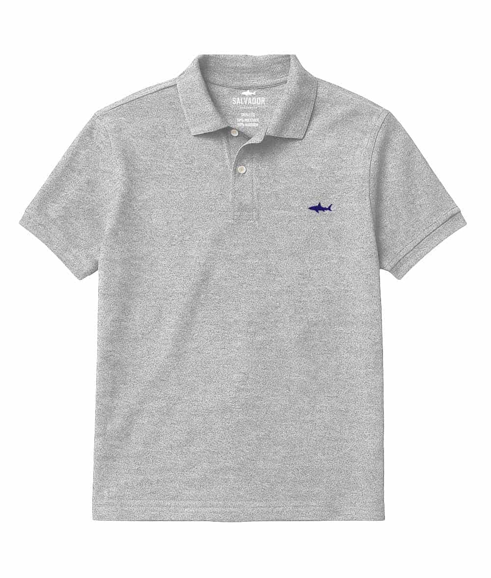 CAMISETA POLO GRIS - miniatura 1