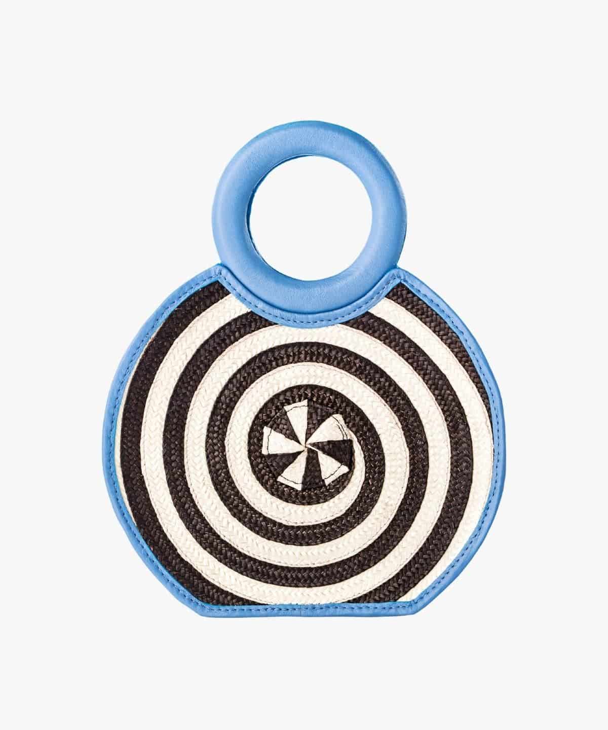 Zenú Mini in Raffia and Leather - miniatura 1