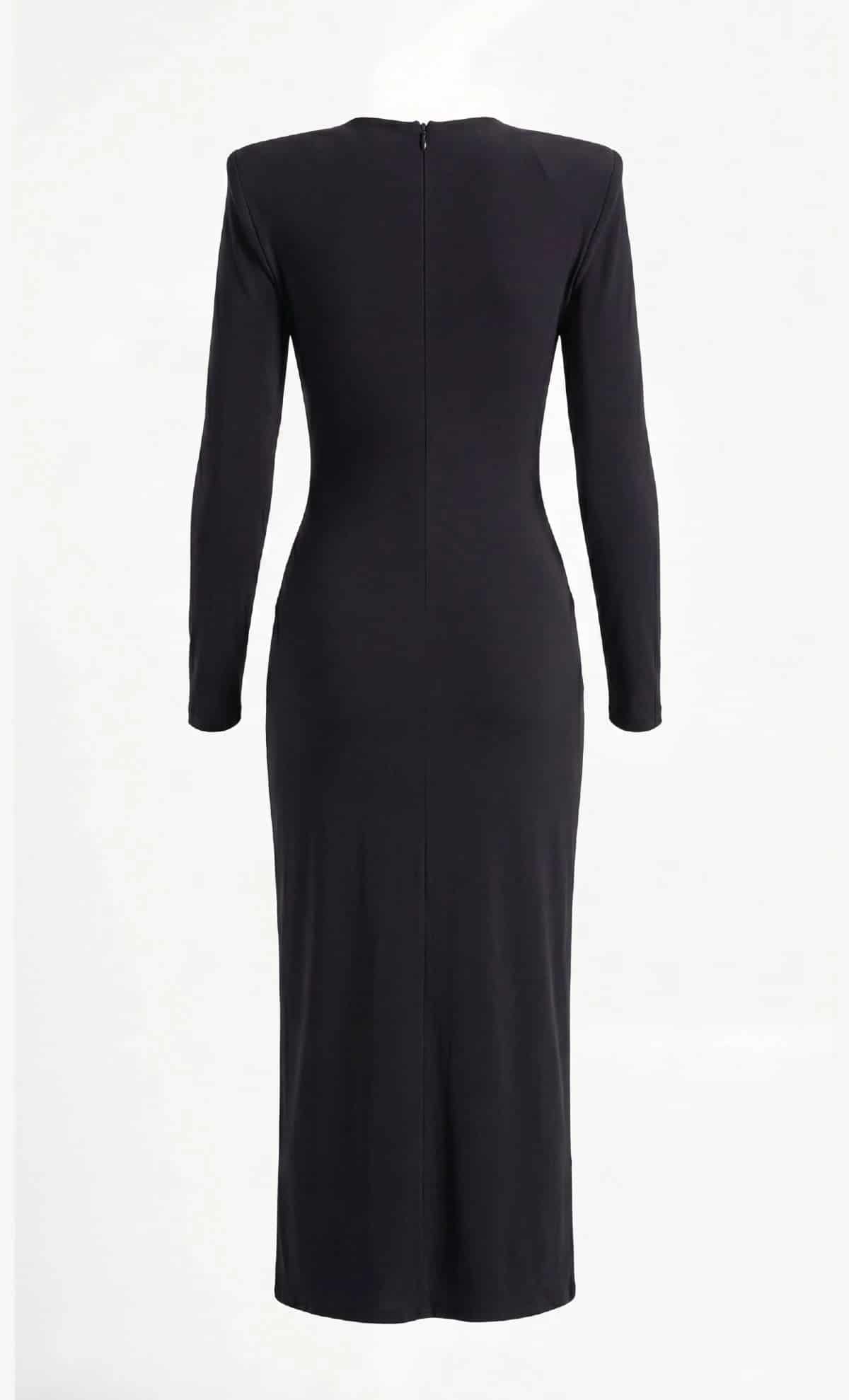 Vestido largo Marcin Black - miniatura 4