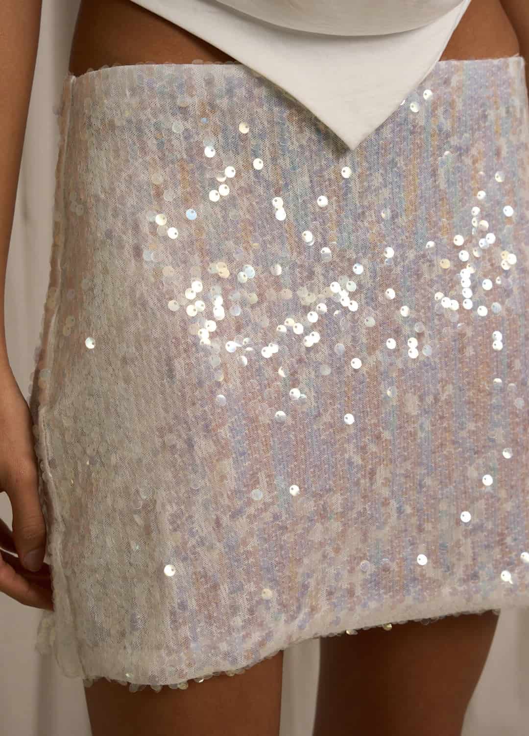 Falda Midnight Confession Ivory - miniatura 3