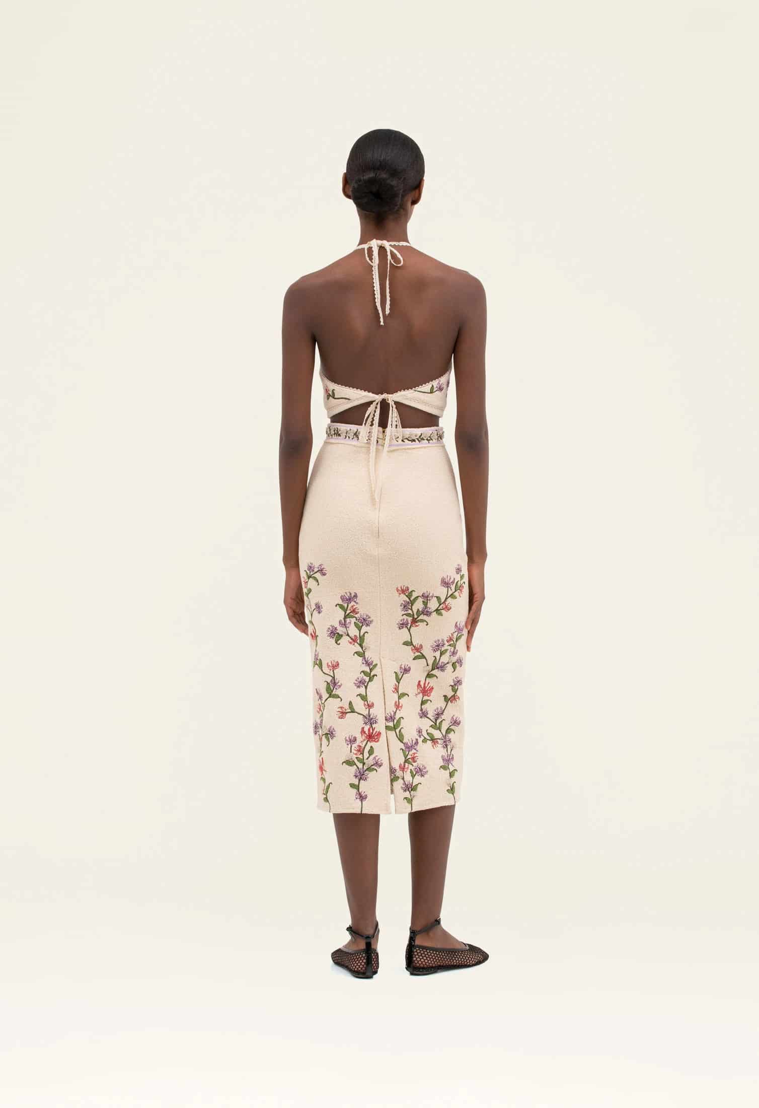 Chlorella Honeysuckle Midi Skirt - miniatura 4