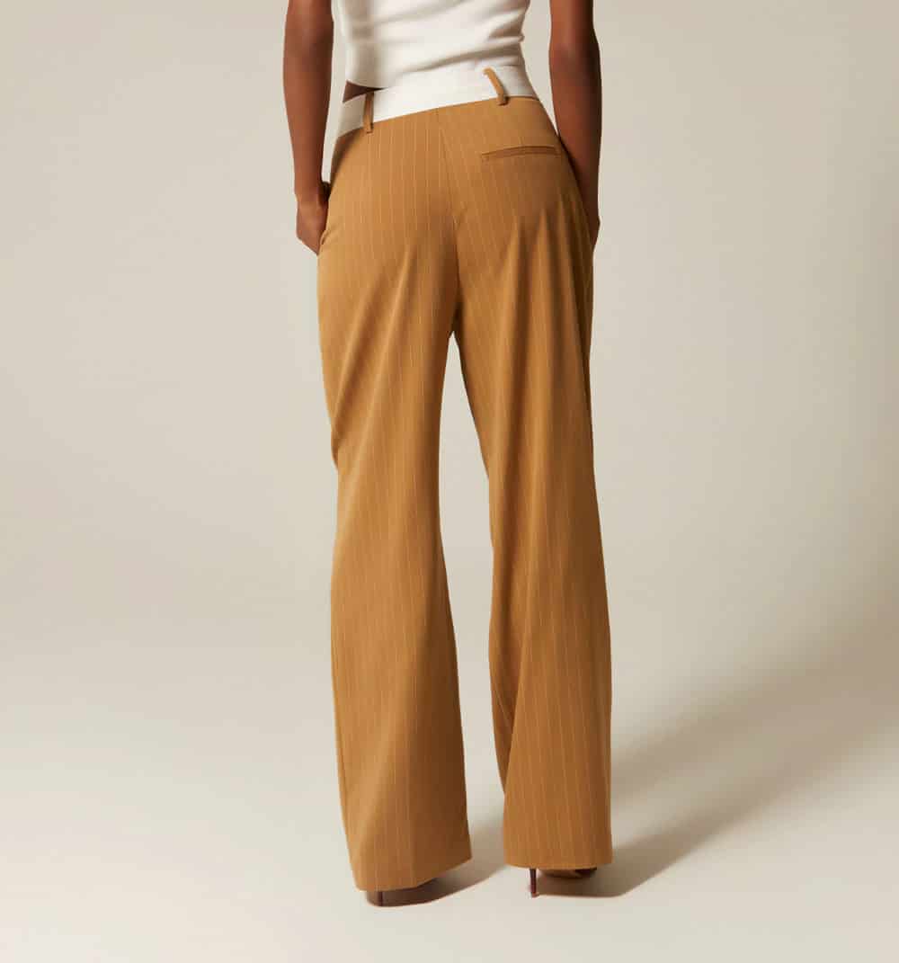 Pantalon  con  contraste  en pretina - miniatura 3