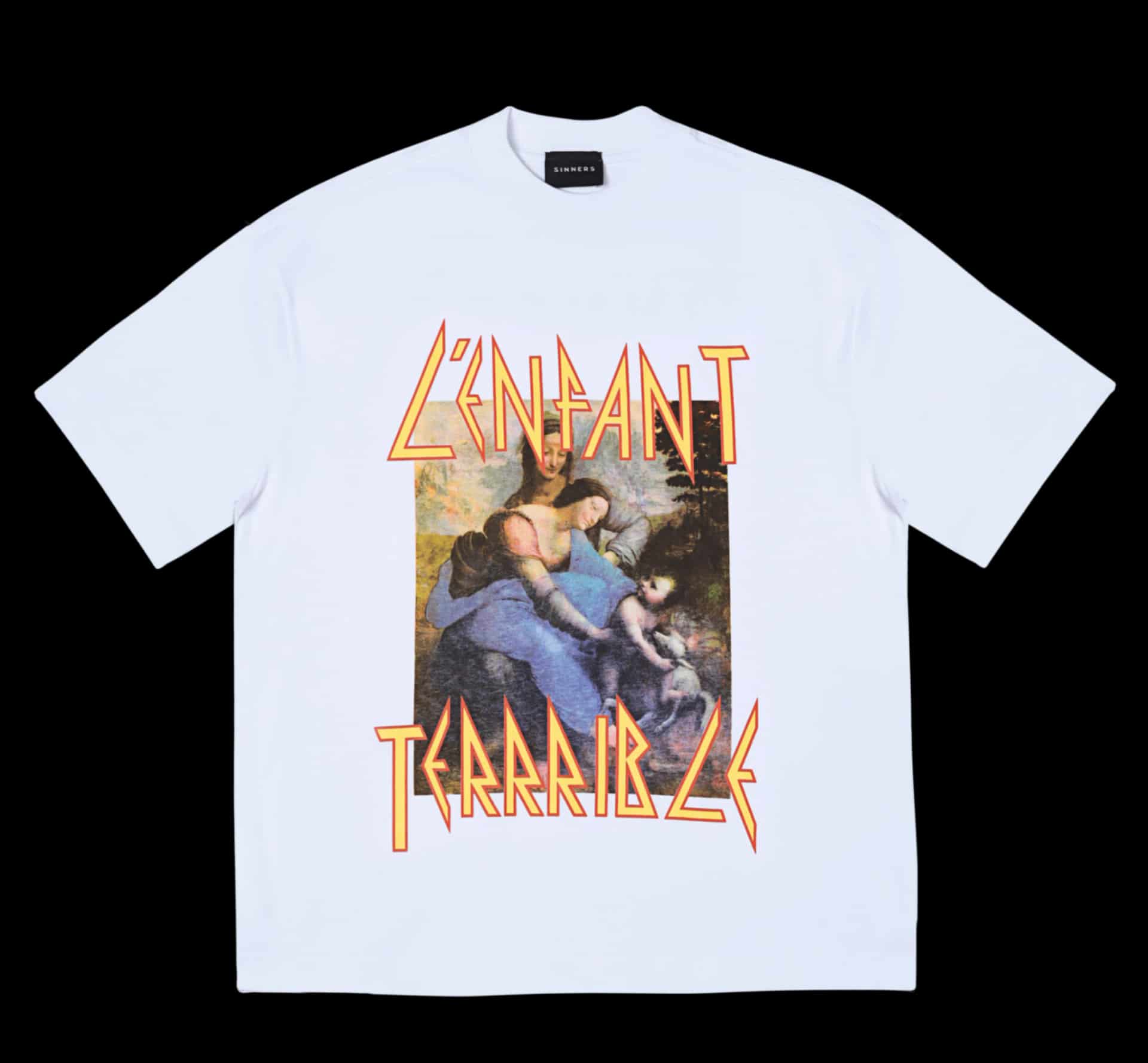 L'ENFANT TERRIBLE WHITE T-SHIRT - miniatura 1